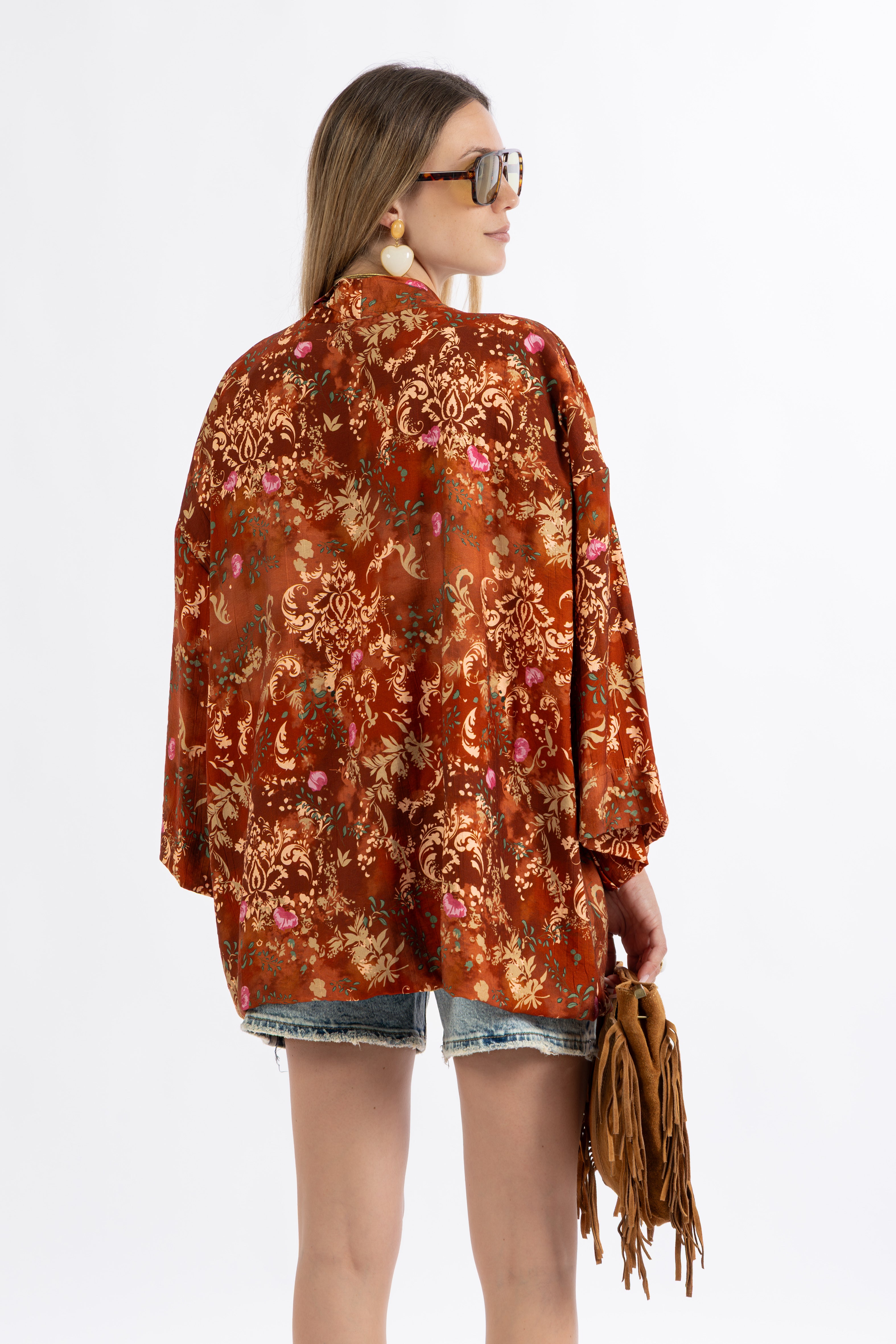 Kimono fantasia floreale