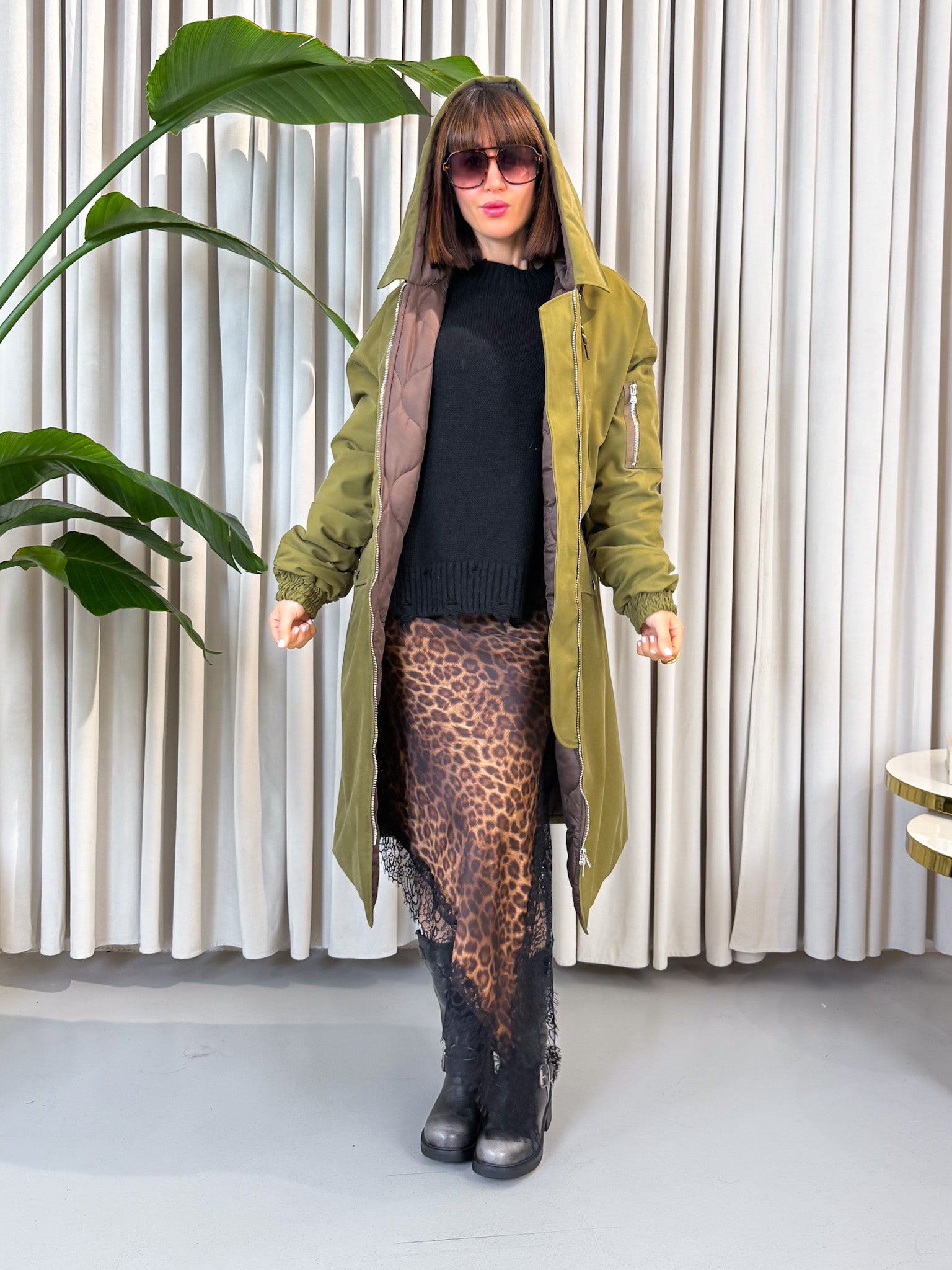 Parka verde militare