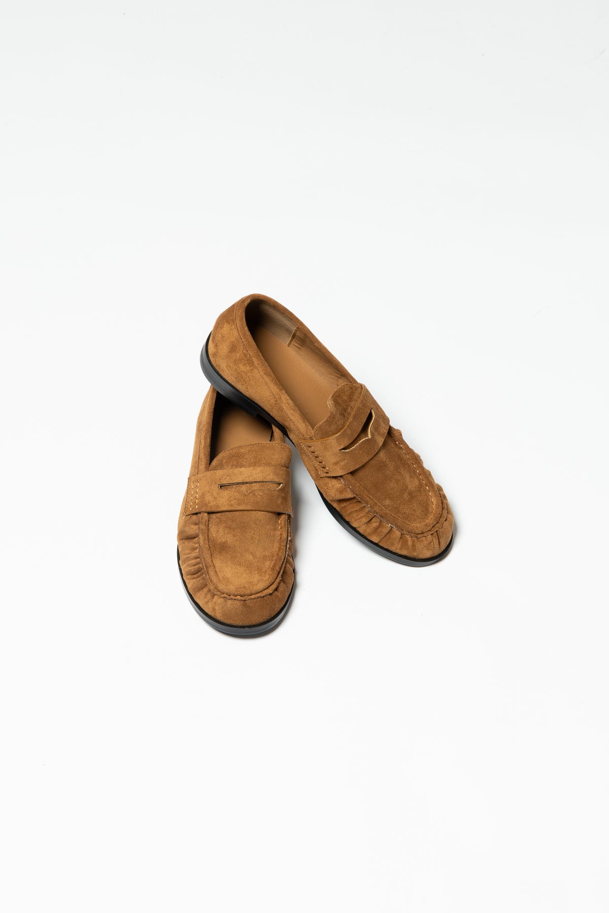 Mocassino Firenze eco suede caramel