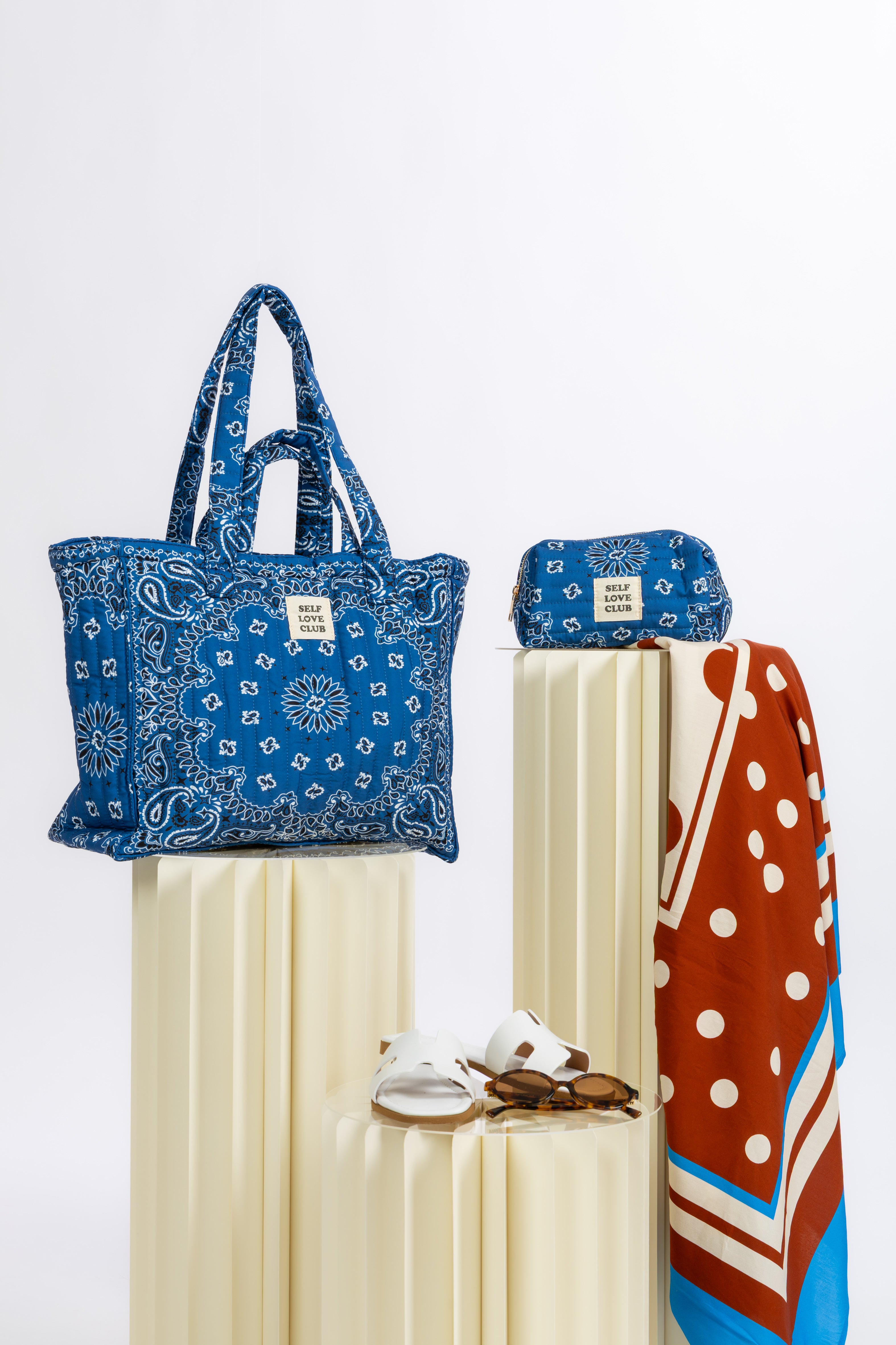 Borsa bandana blu