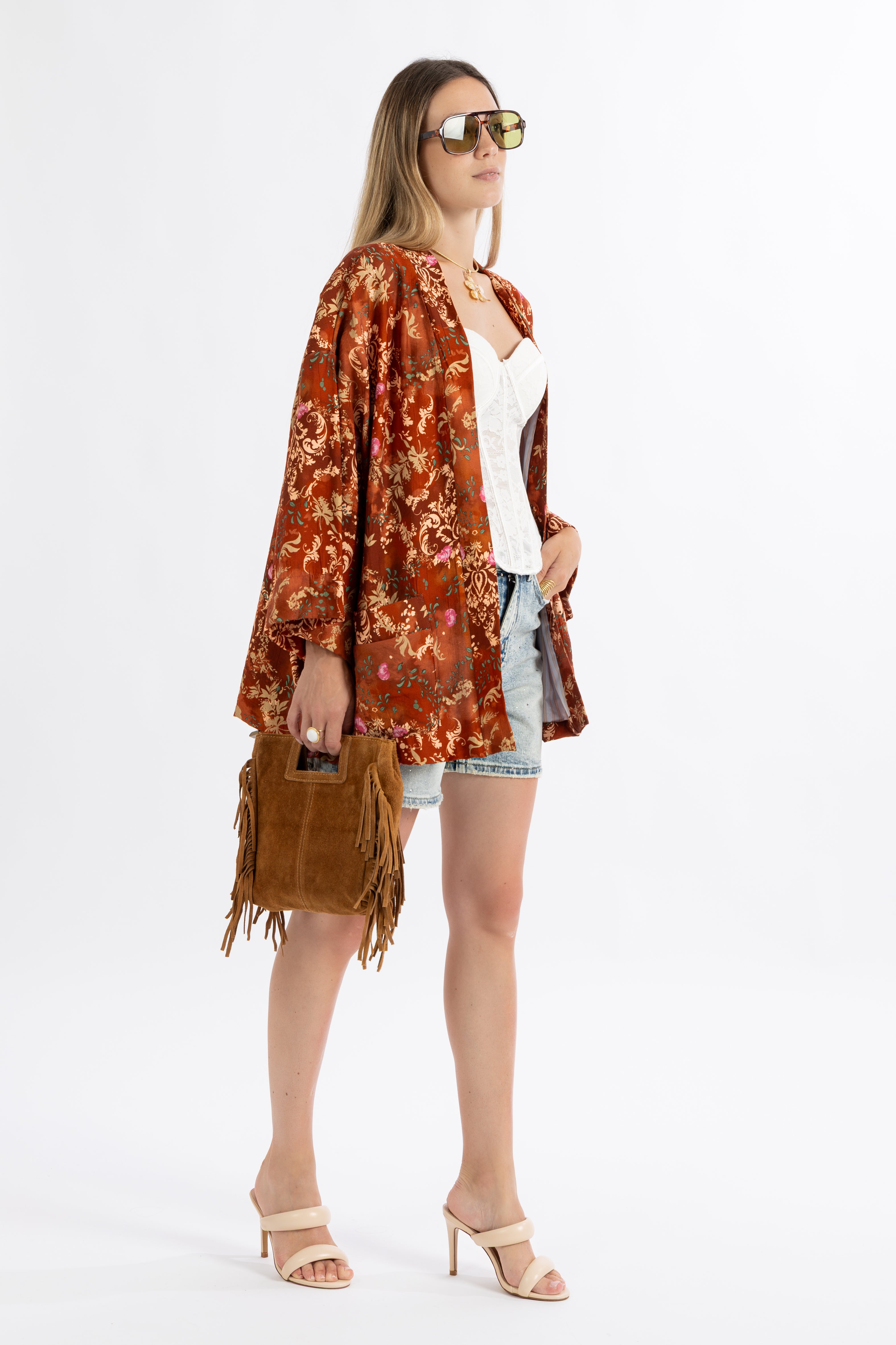 Kimono fantasia floreale