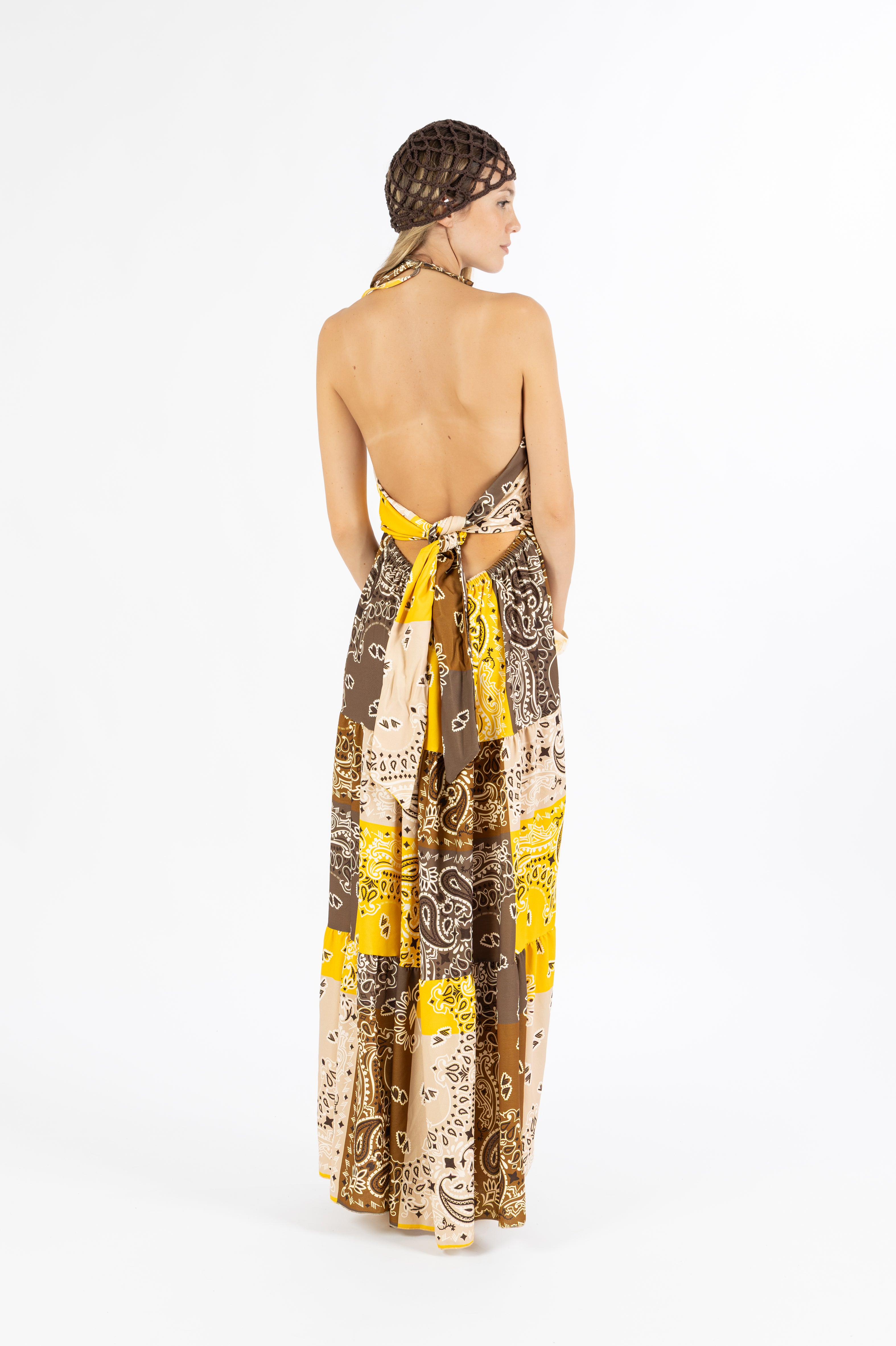 Abito bandana giallo