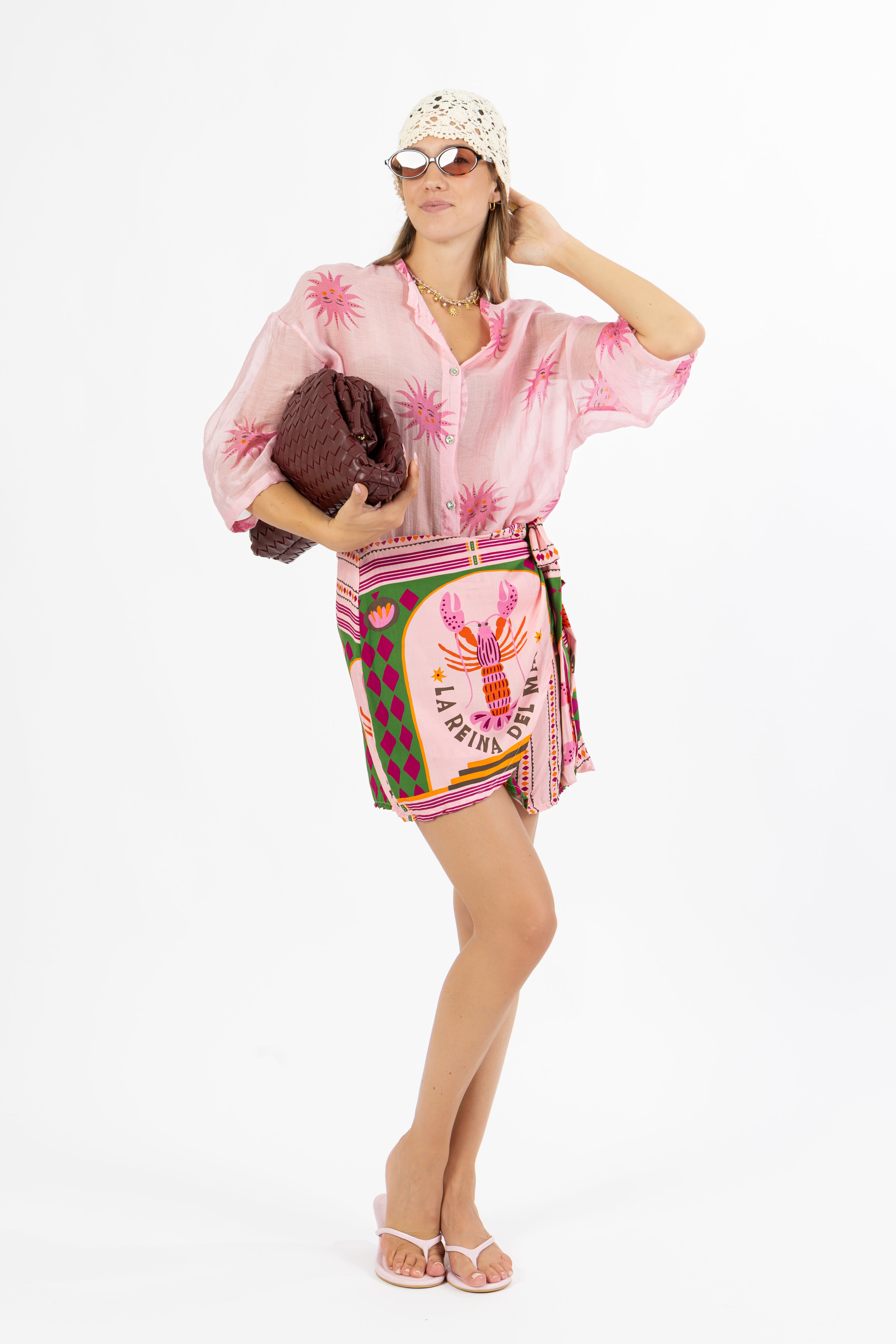Camicia rosa Sun