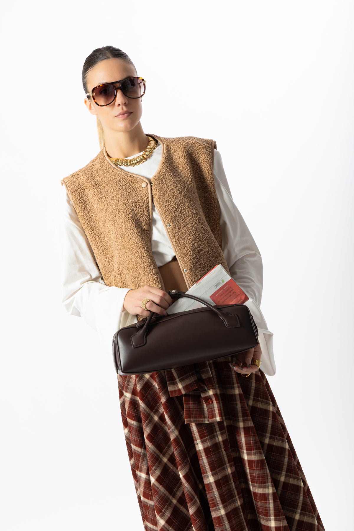 Gilet Teddy biscotto