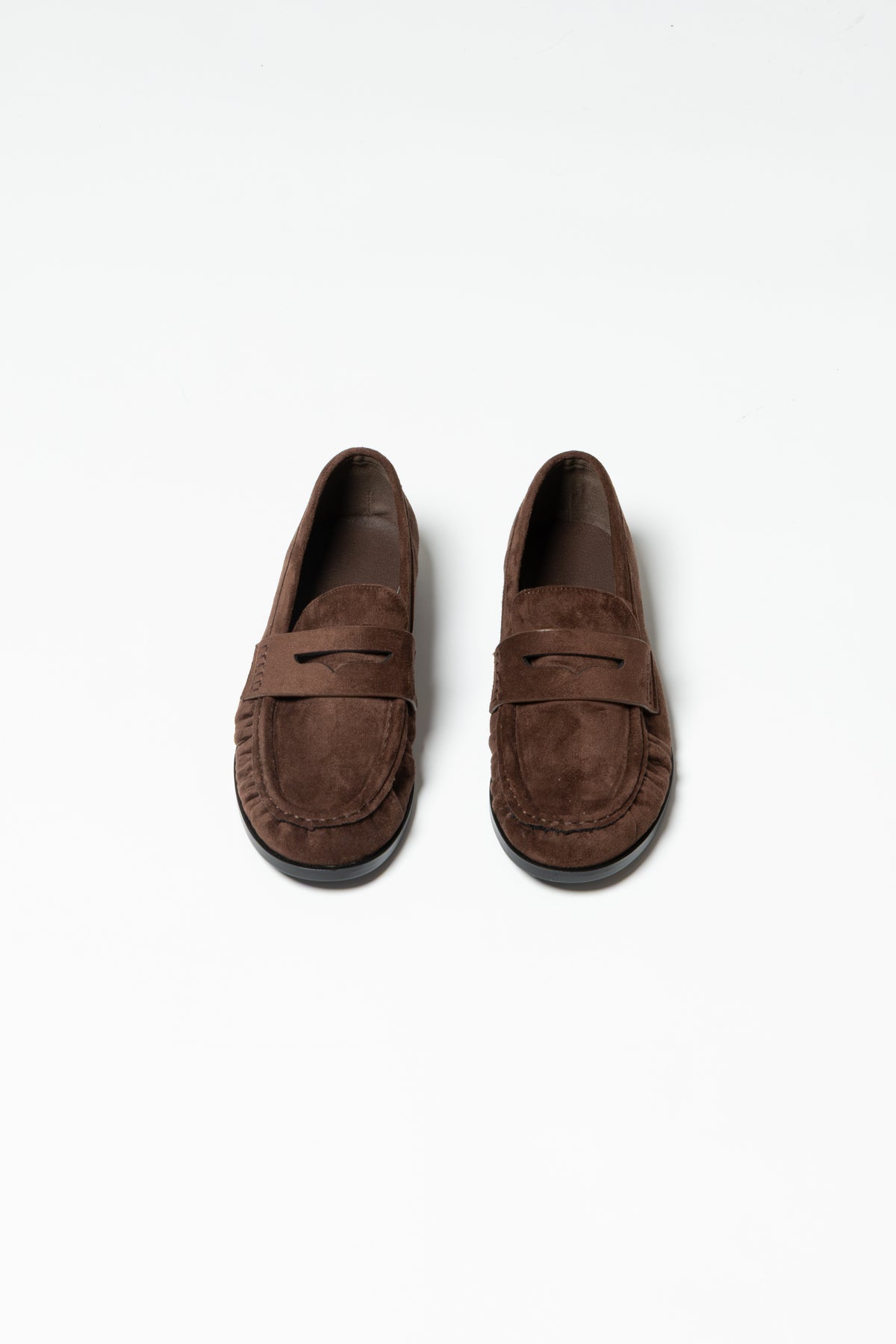 Mocassino Firenze eco suede cioccolato