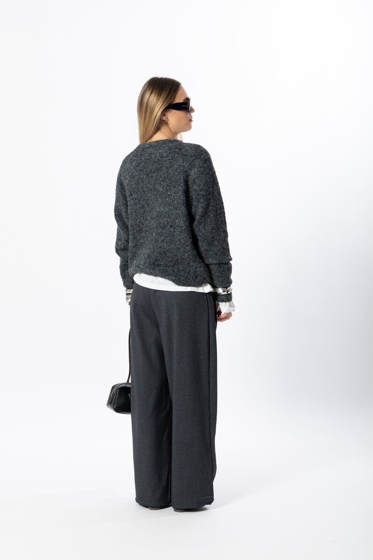Pantalone sartoriale balloon grigio