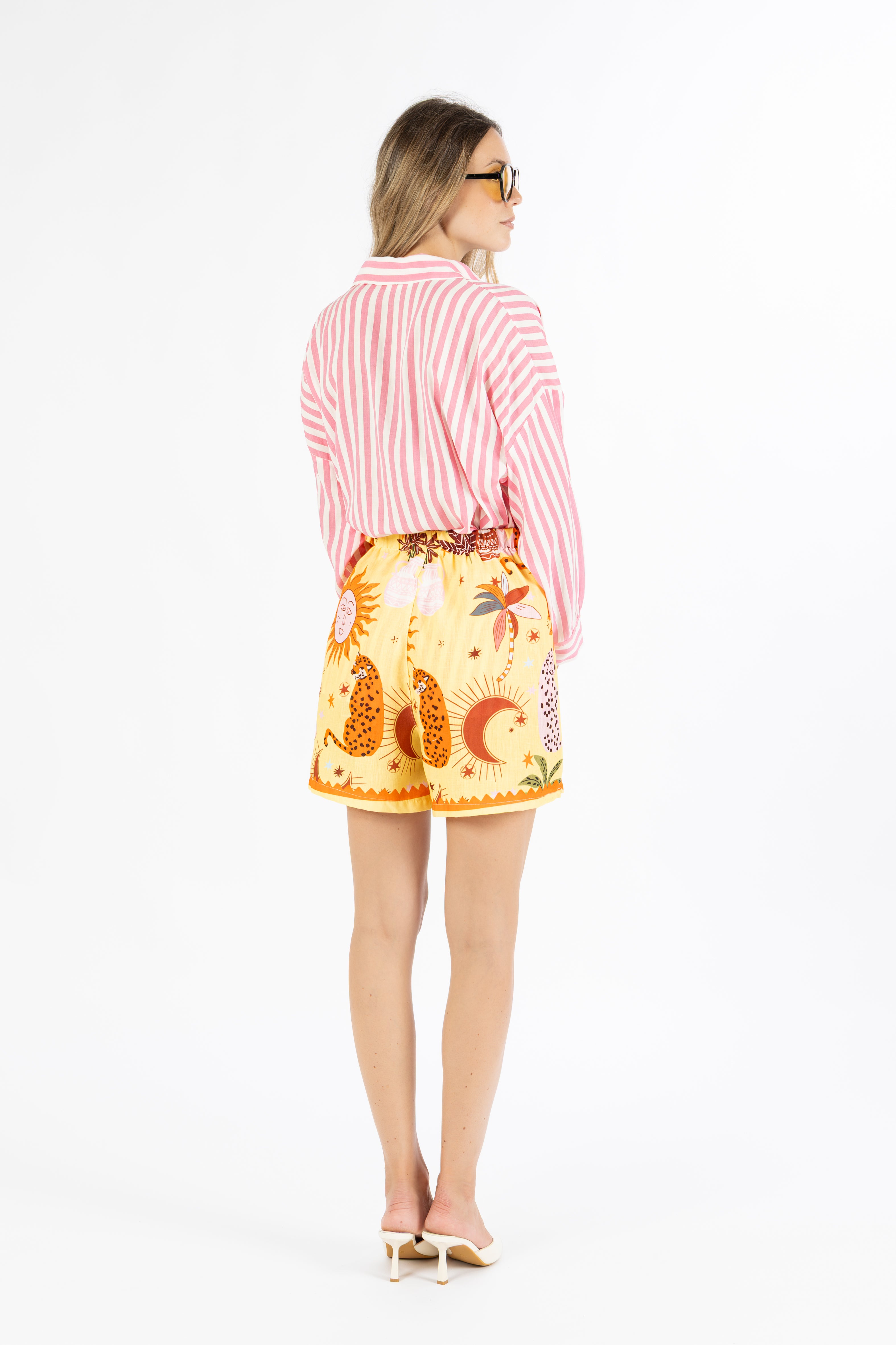 Camicia righe rosa