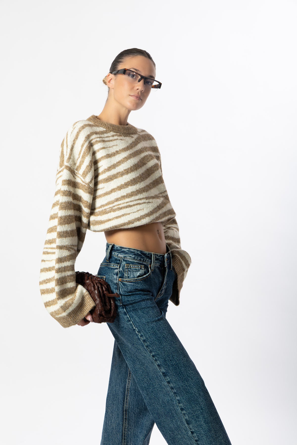 Maglione zebrato