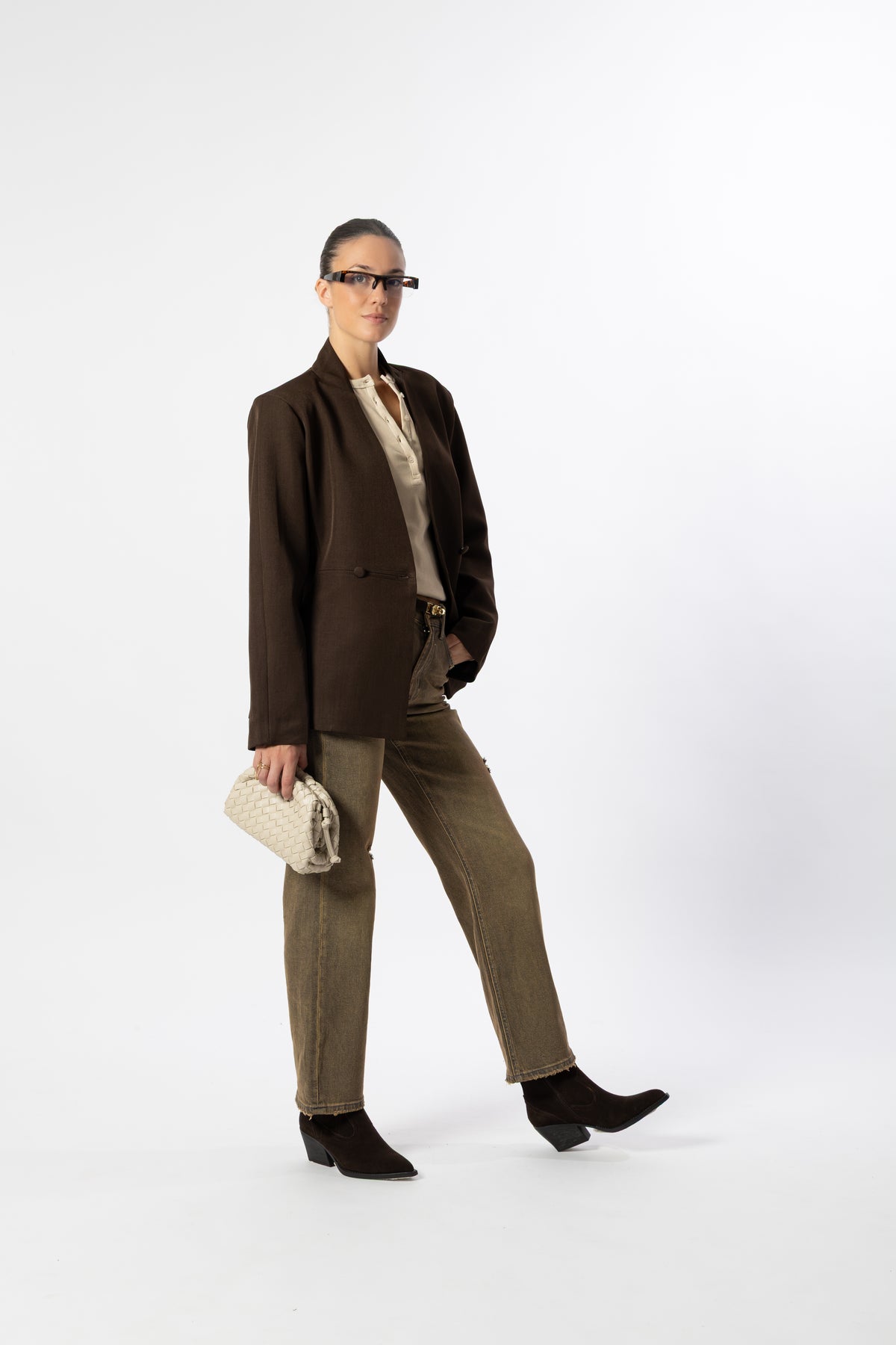 Jeans regular fit caramel