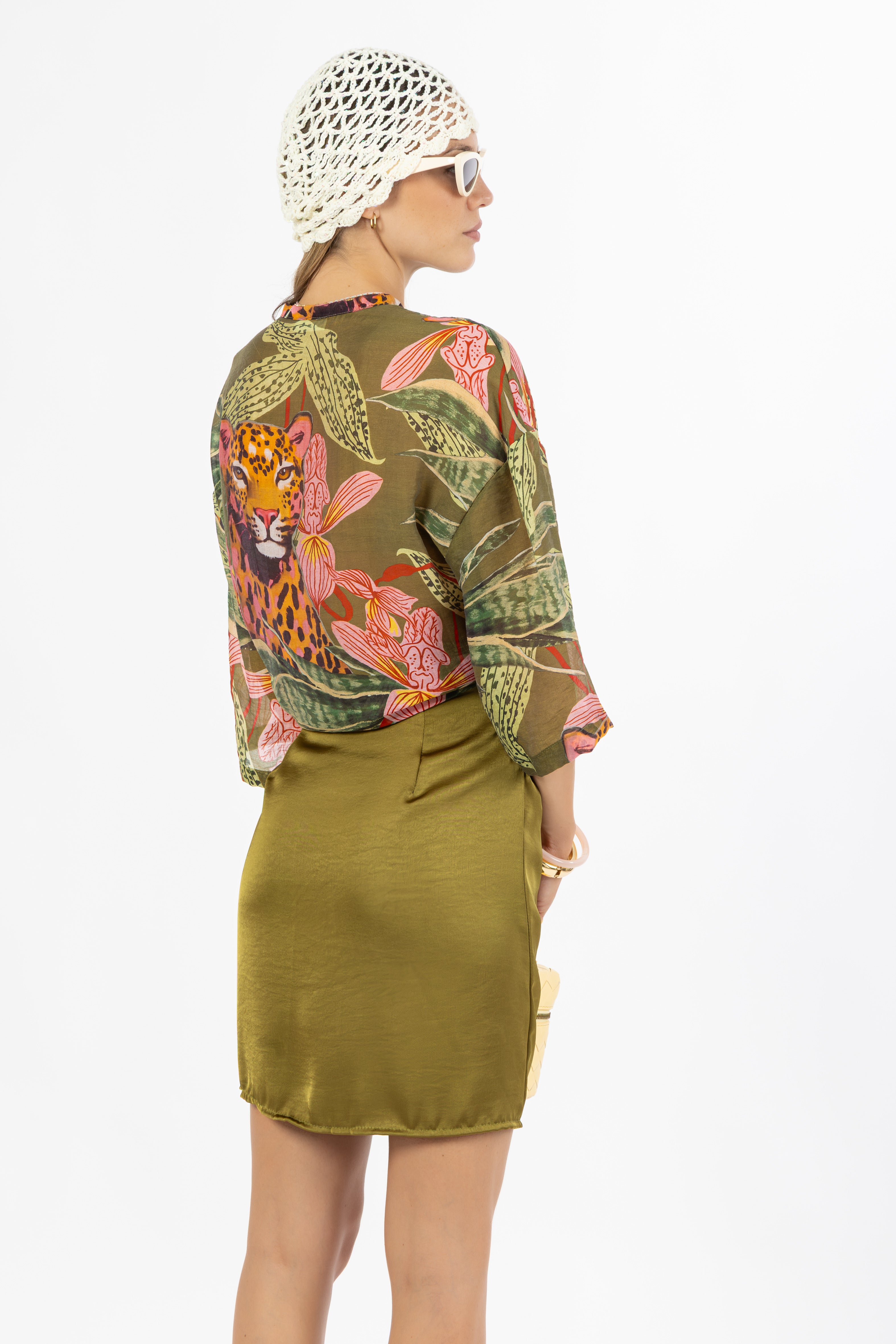 Camicia safari verde