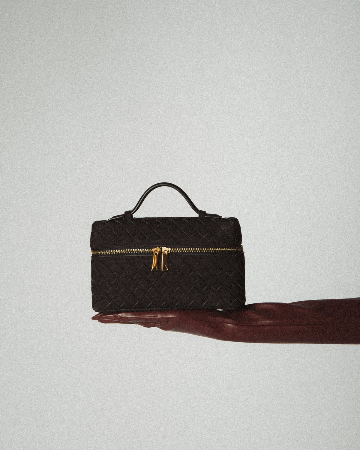 Borsa intrecciata Jessi suede
