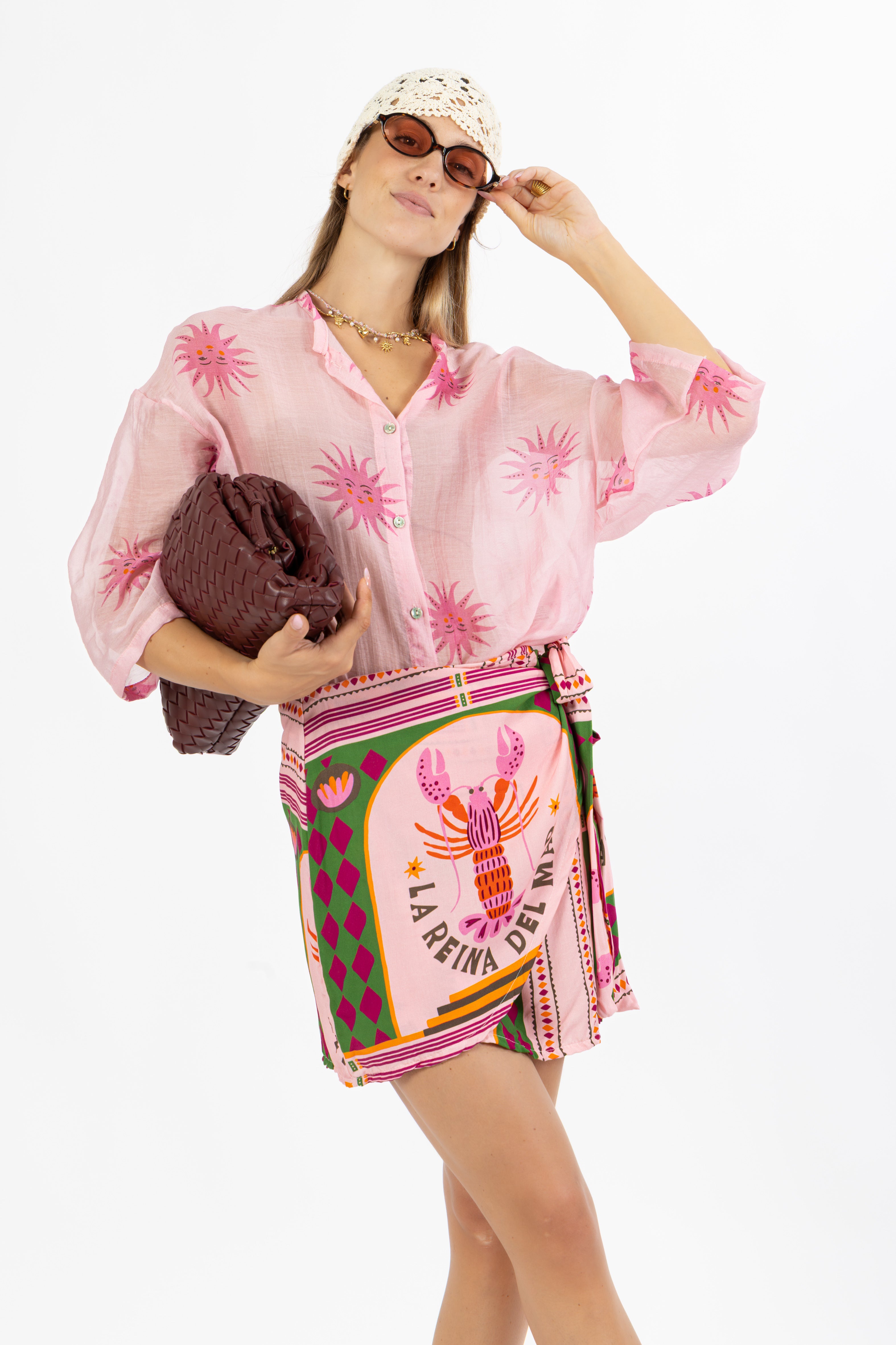 Camicia rosa Sun