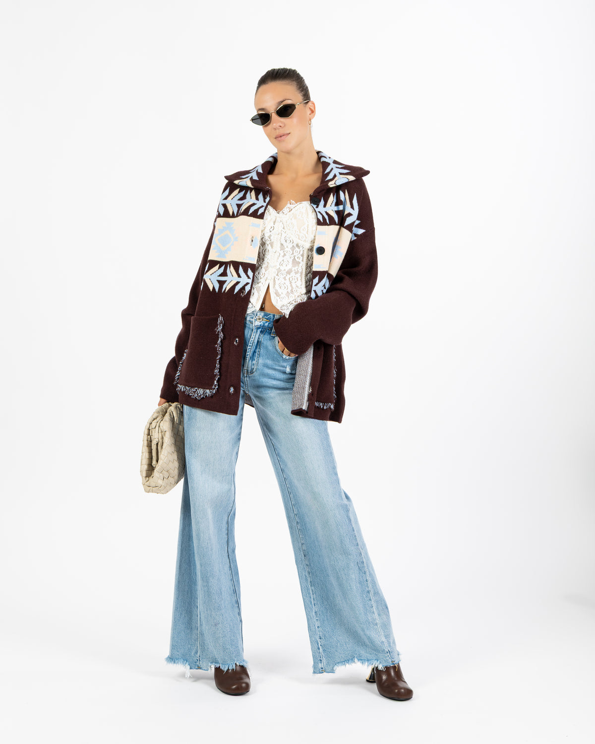 Cardigan Aspen marrone