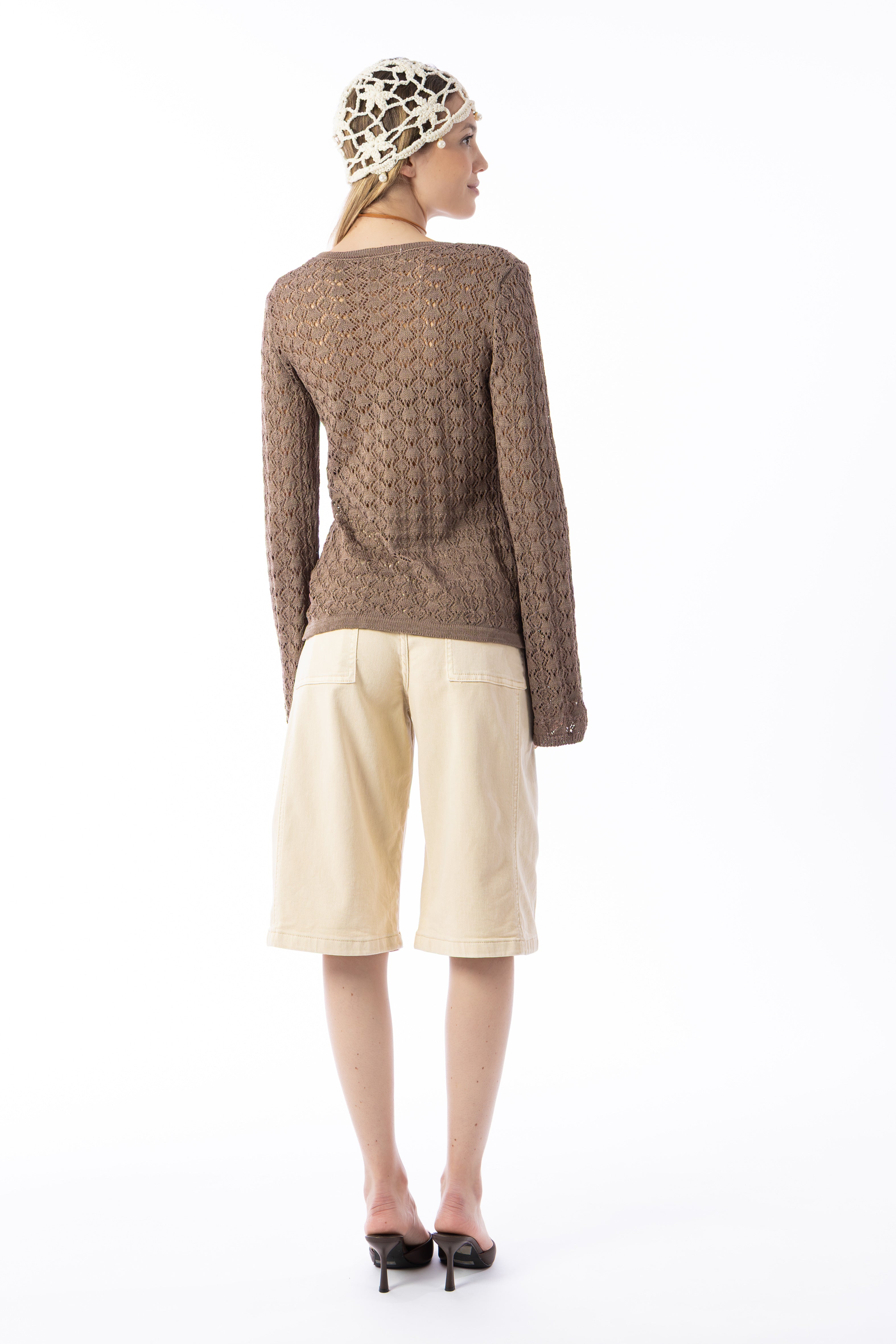 Cardigan taupe