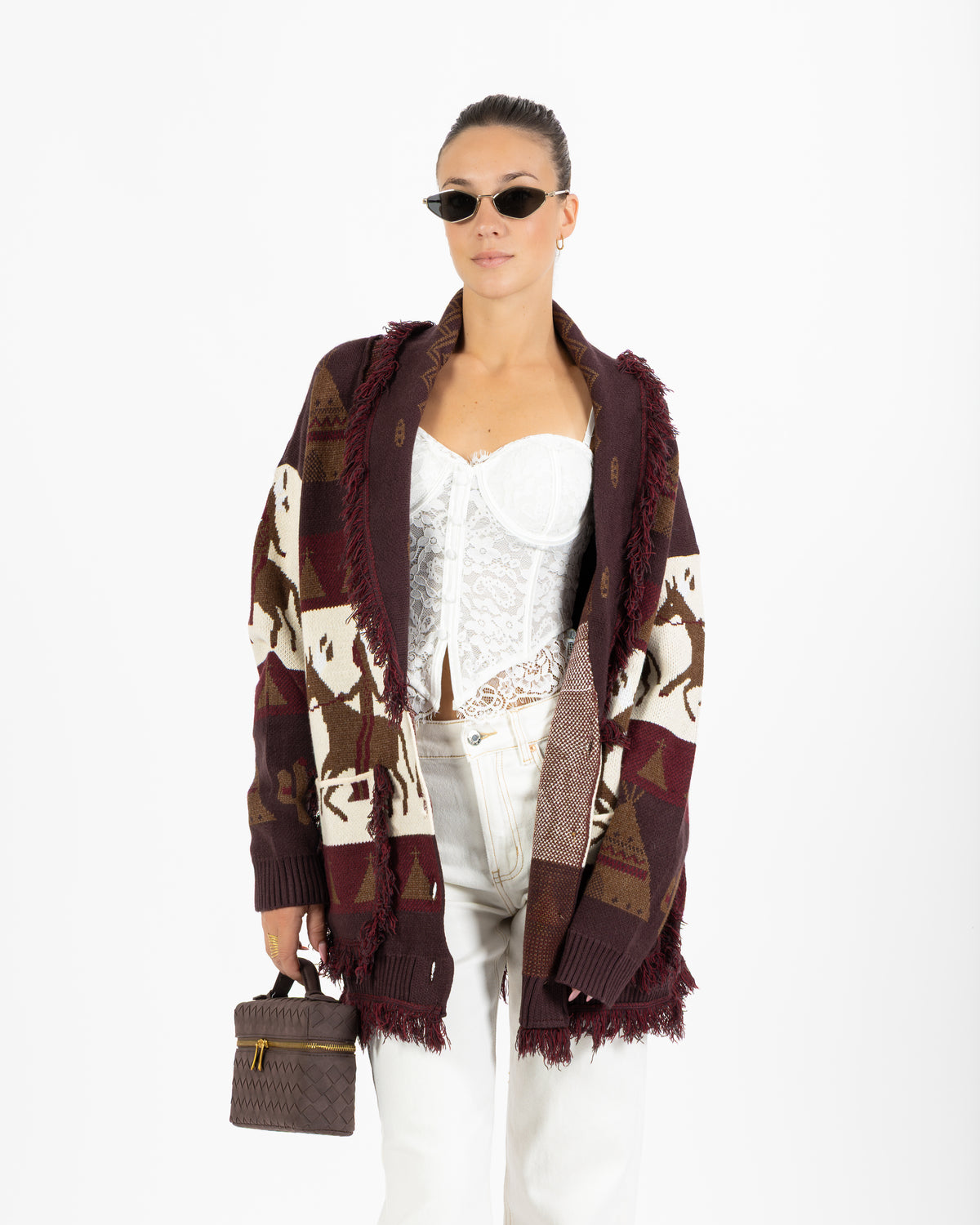 Cardigan Nevada bordeaux