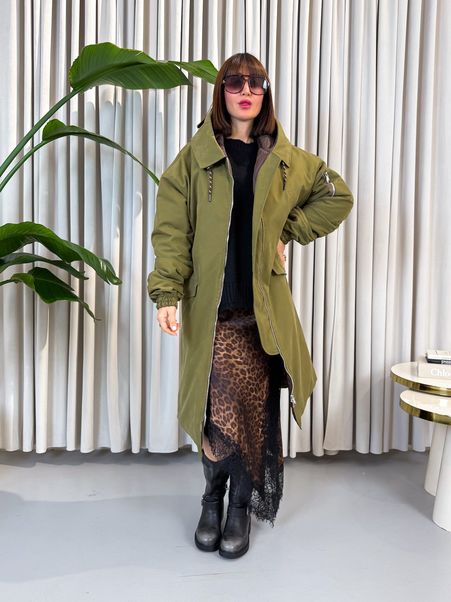 Parka verde militare