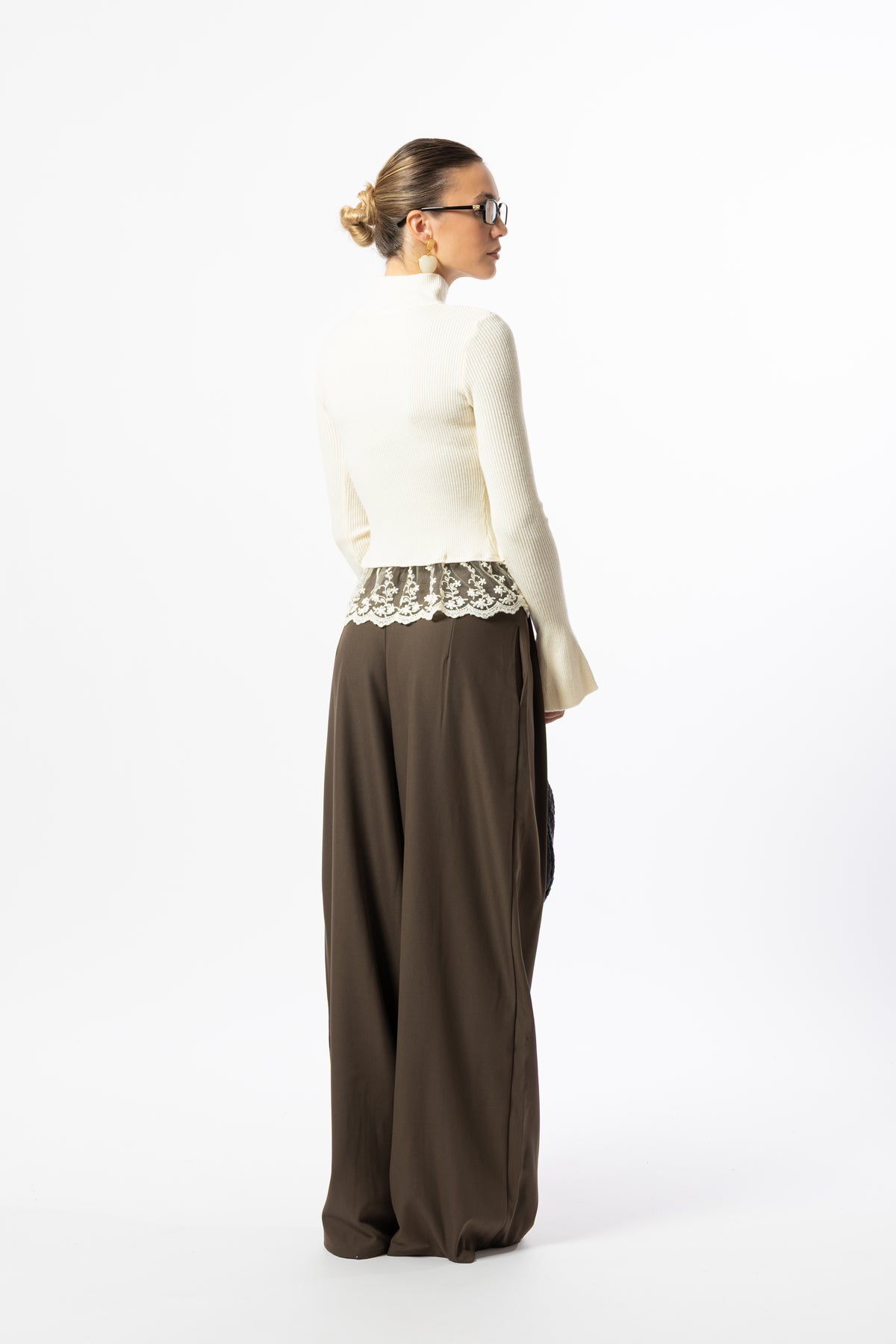 Pantalone sartoriale taupe