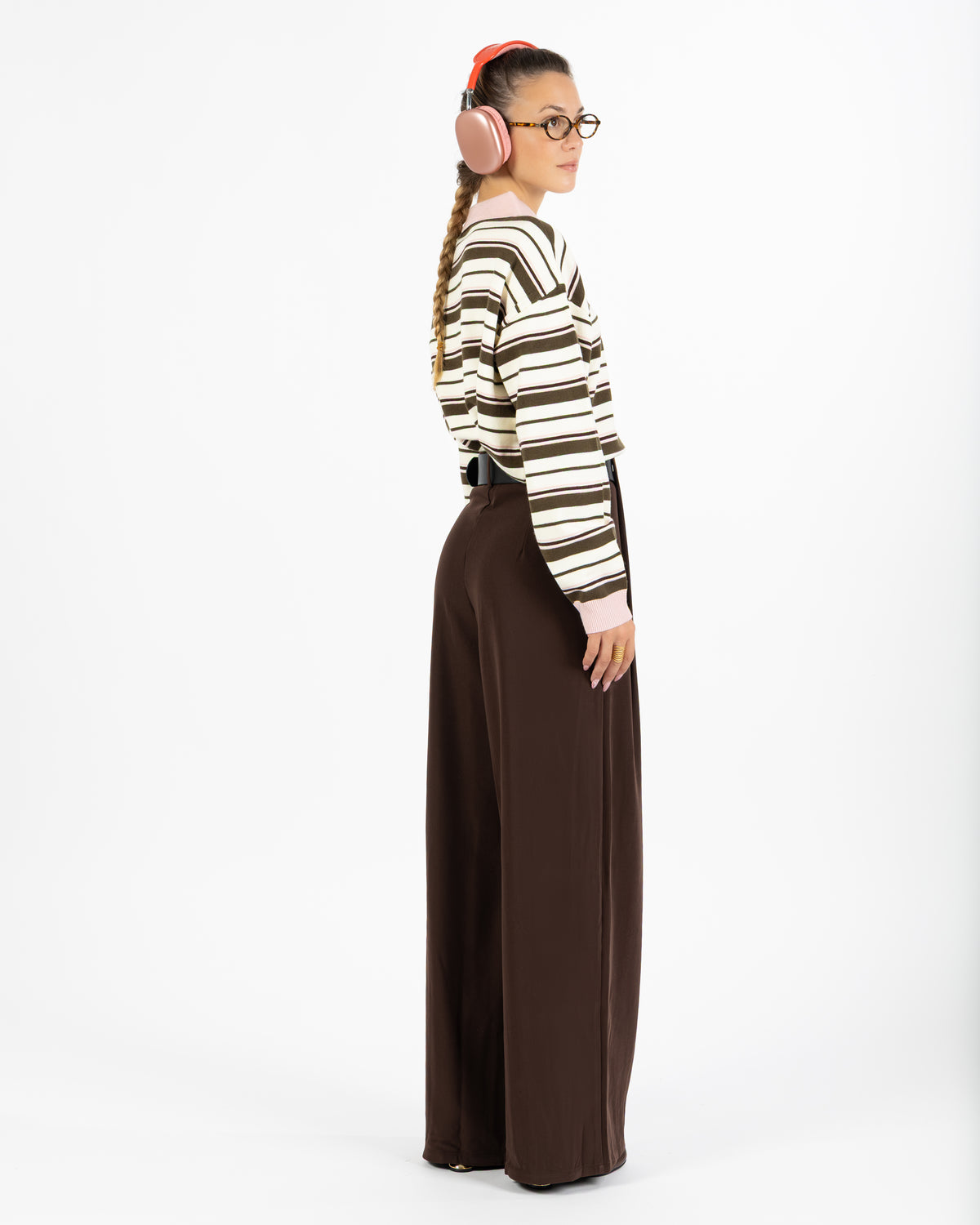 Pantalone sartoriale marrone
