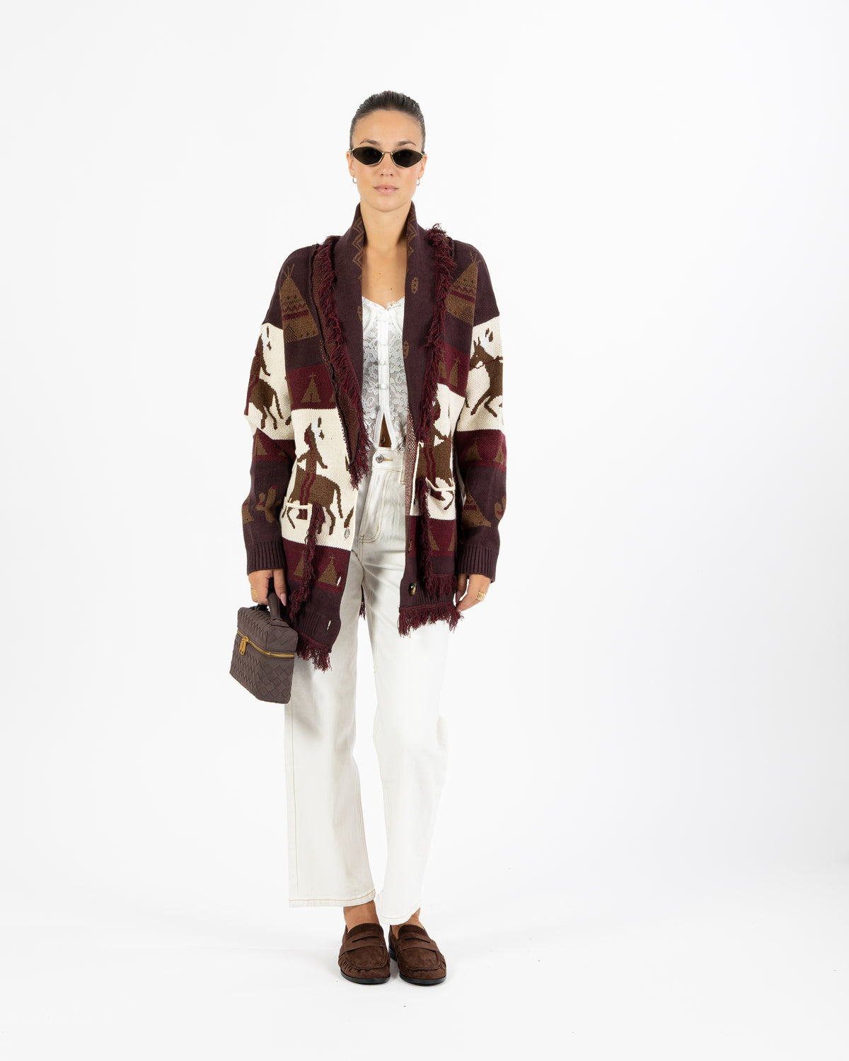 Cardigan Nevada bordeaux