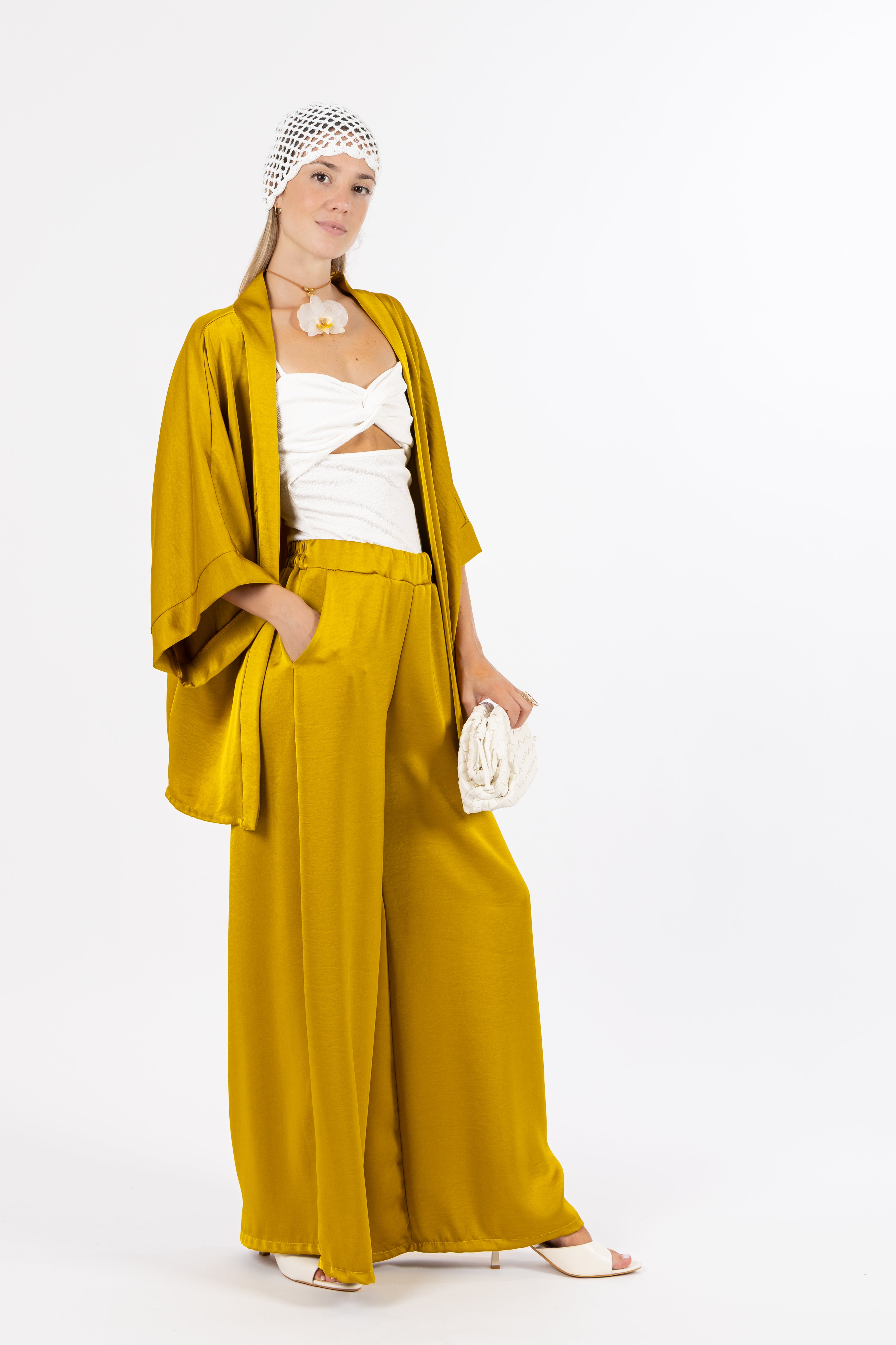 Pantalone senape