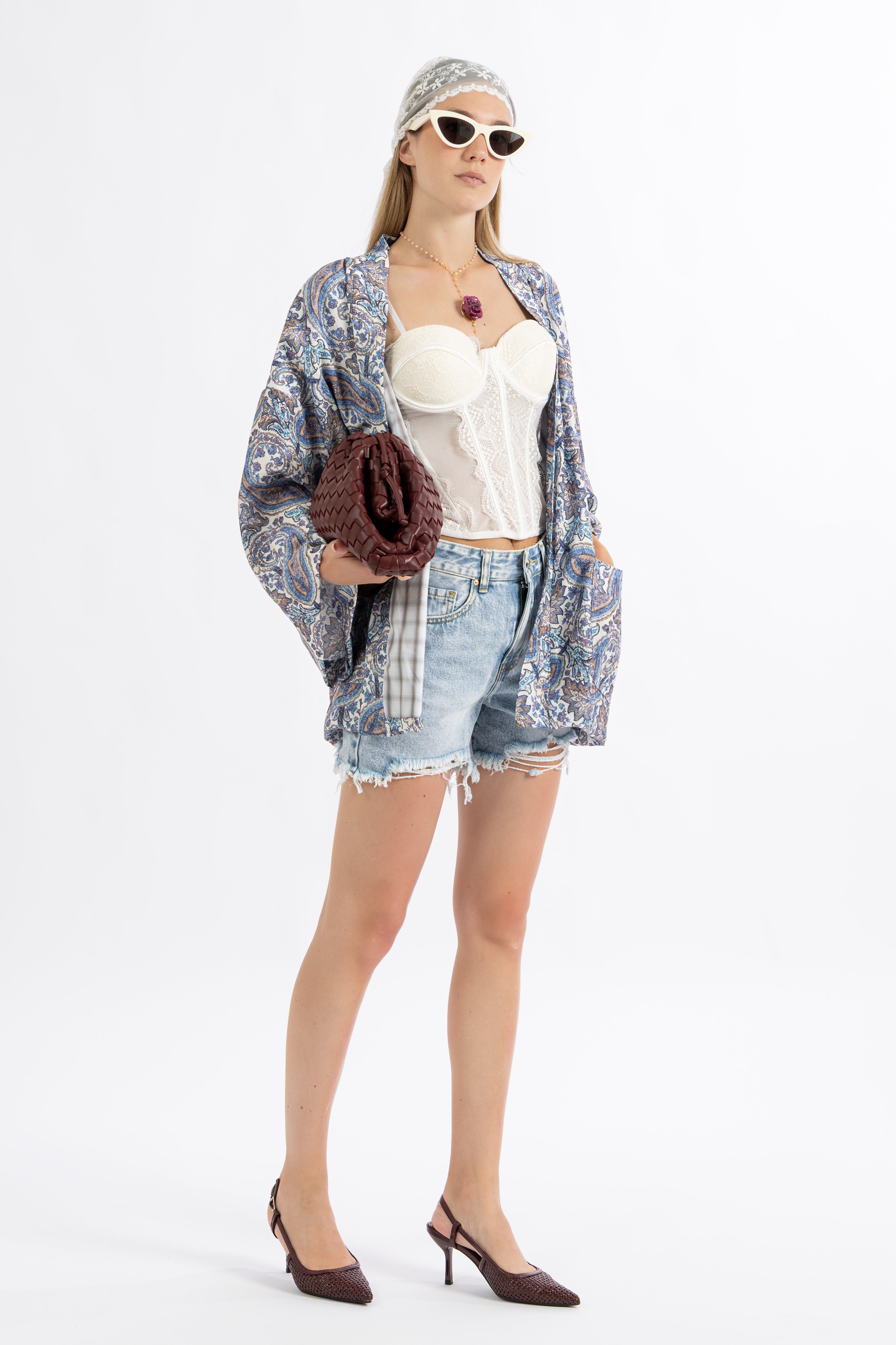 Short denim chiaro