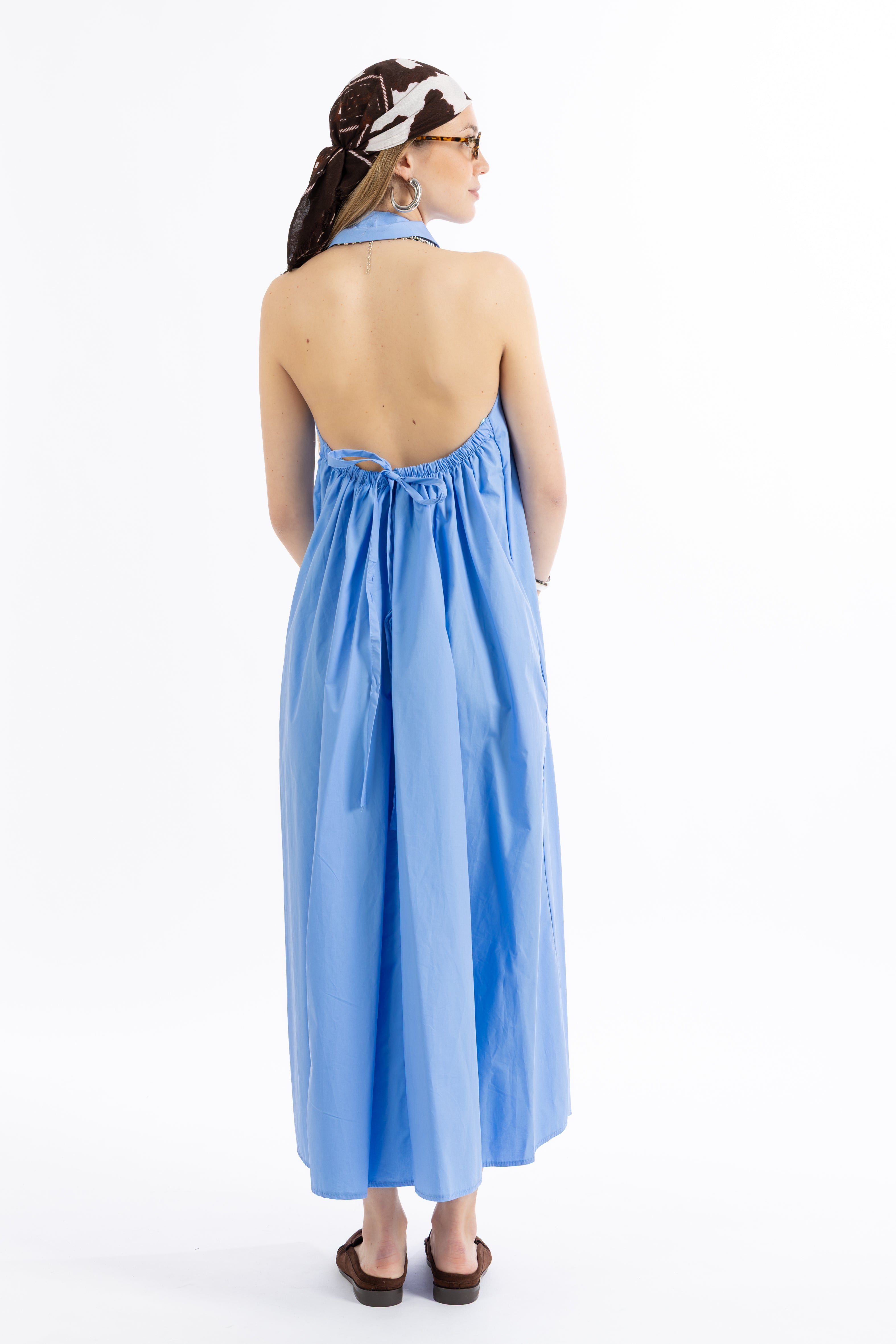 Abito camicia azzurro