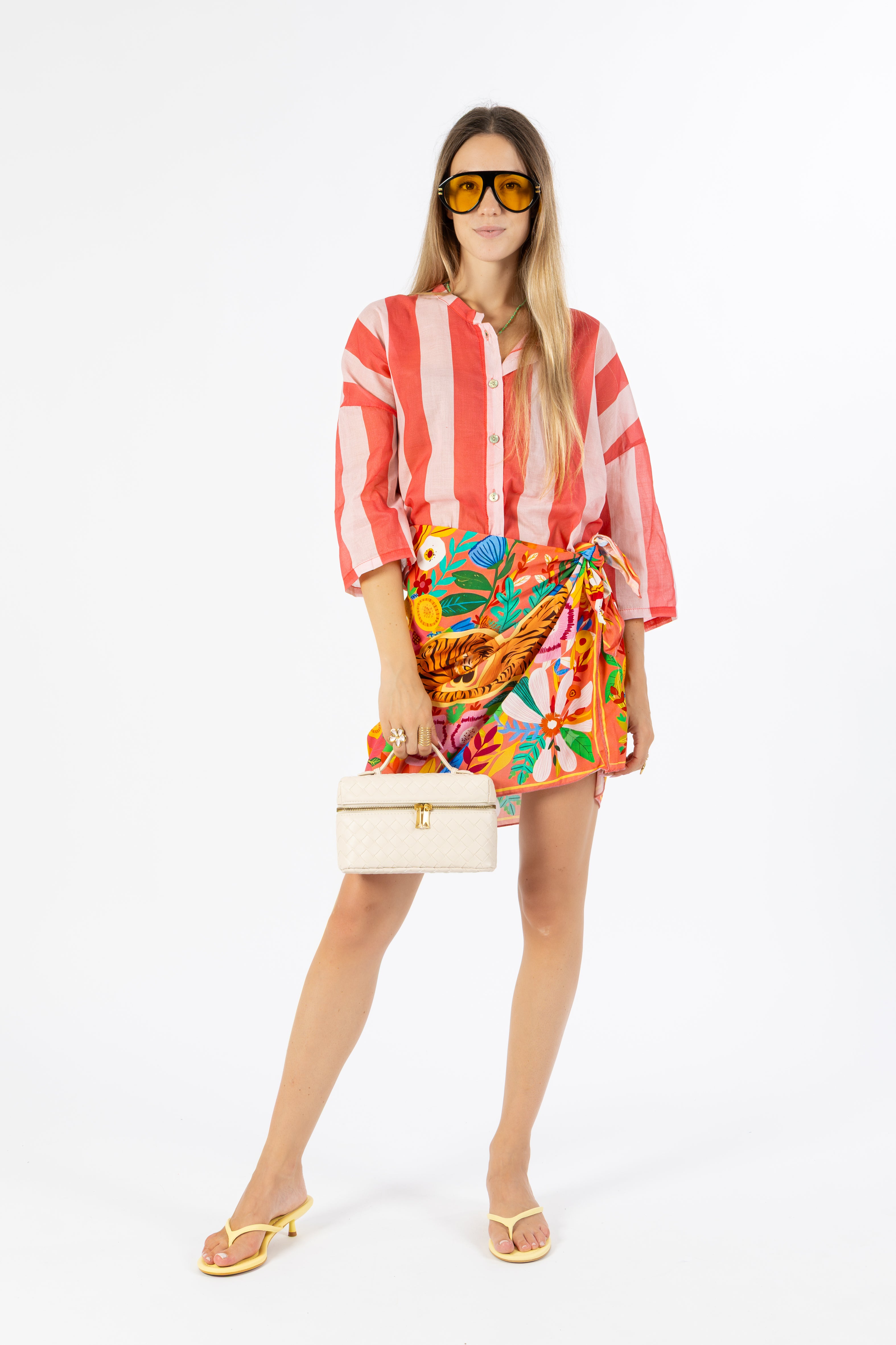 Camicia righe rosa