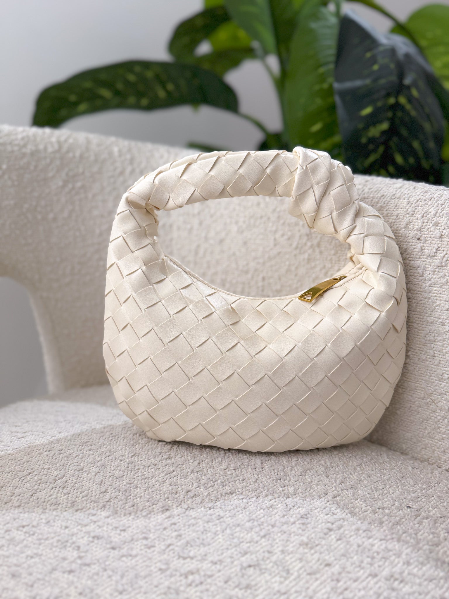 Borsa Tess mini intrecciata