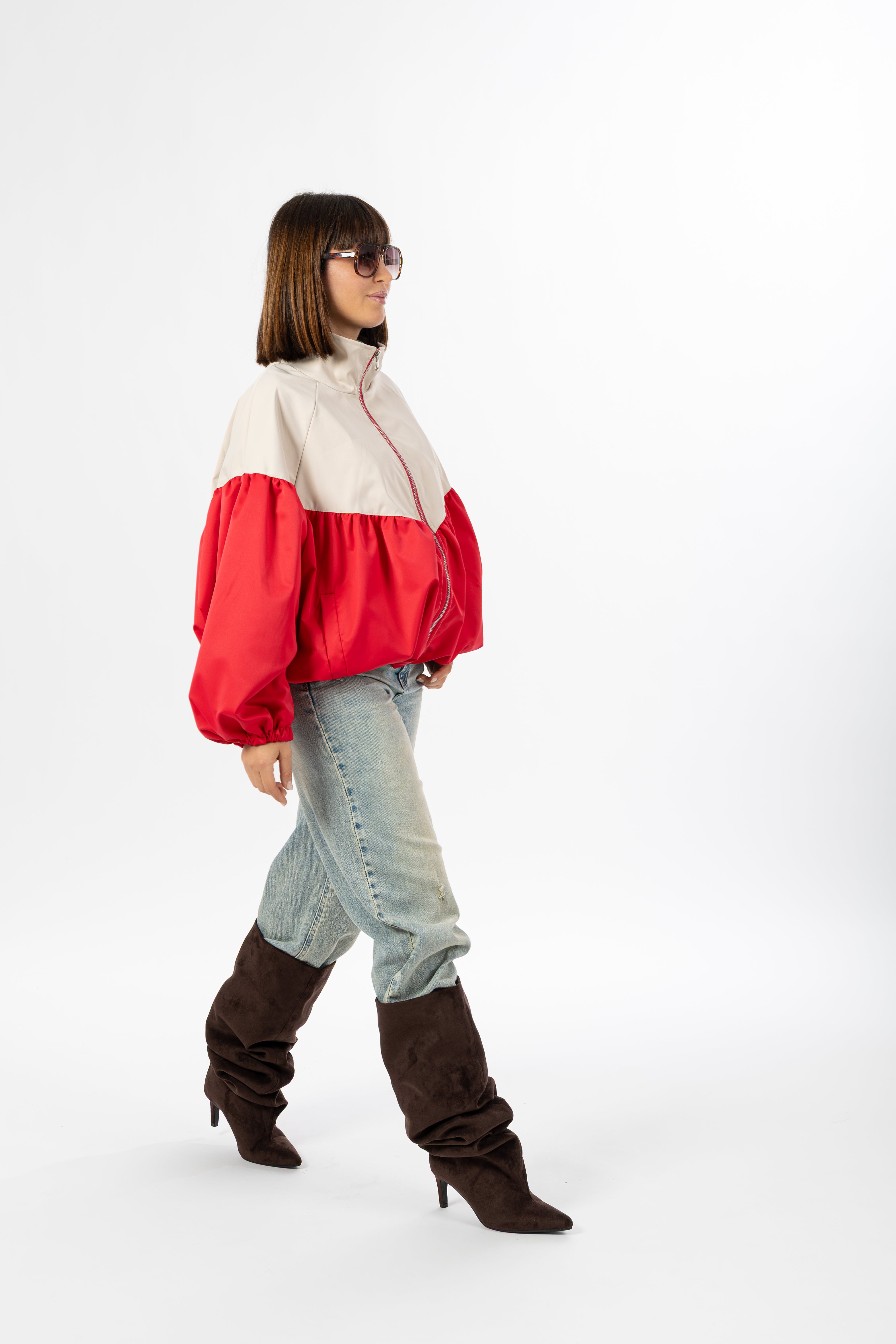 Bomber bicolore