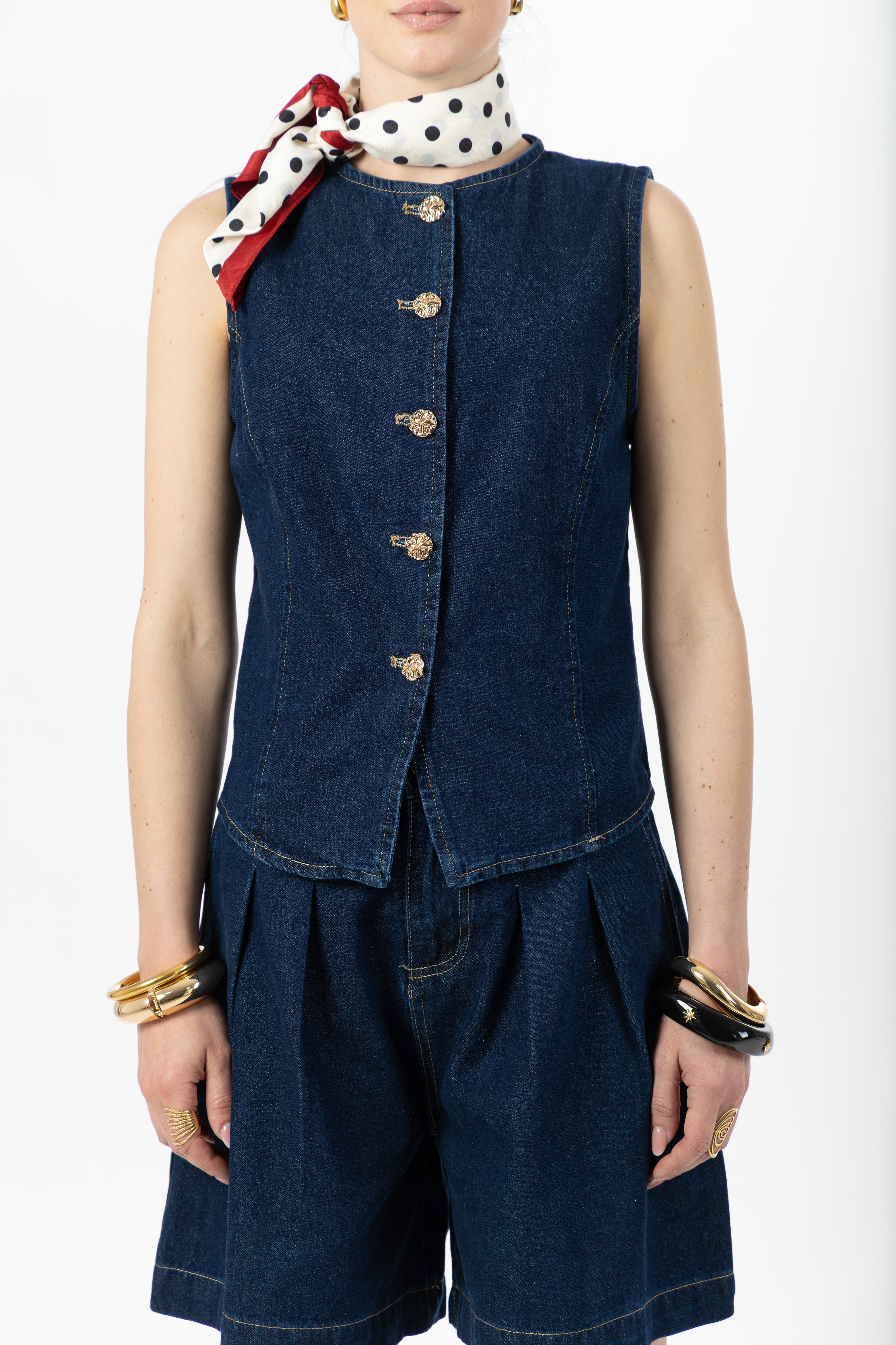 Coordinato denim scuro