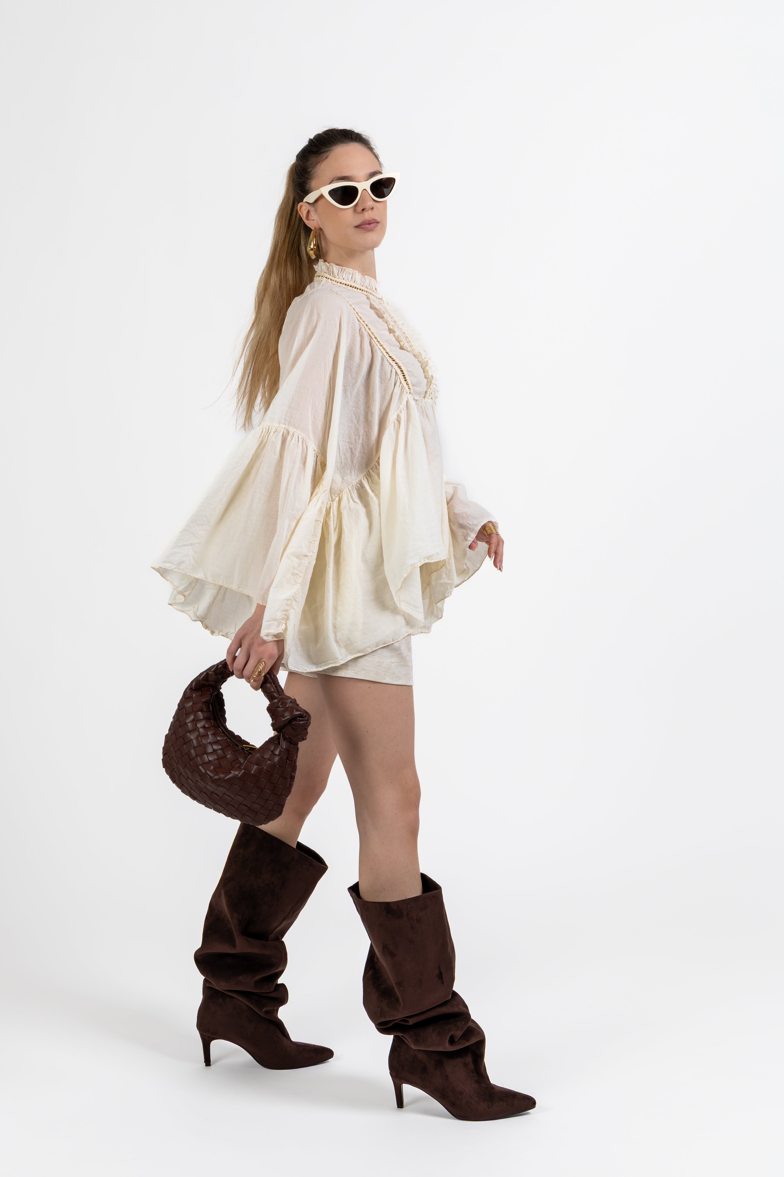 Blusa Melany panna
