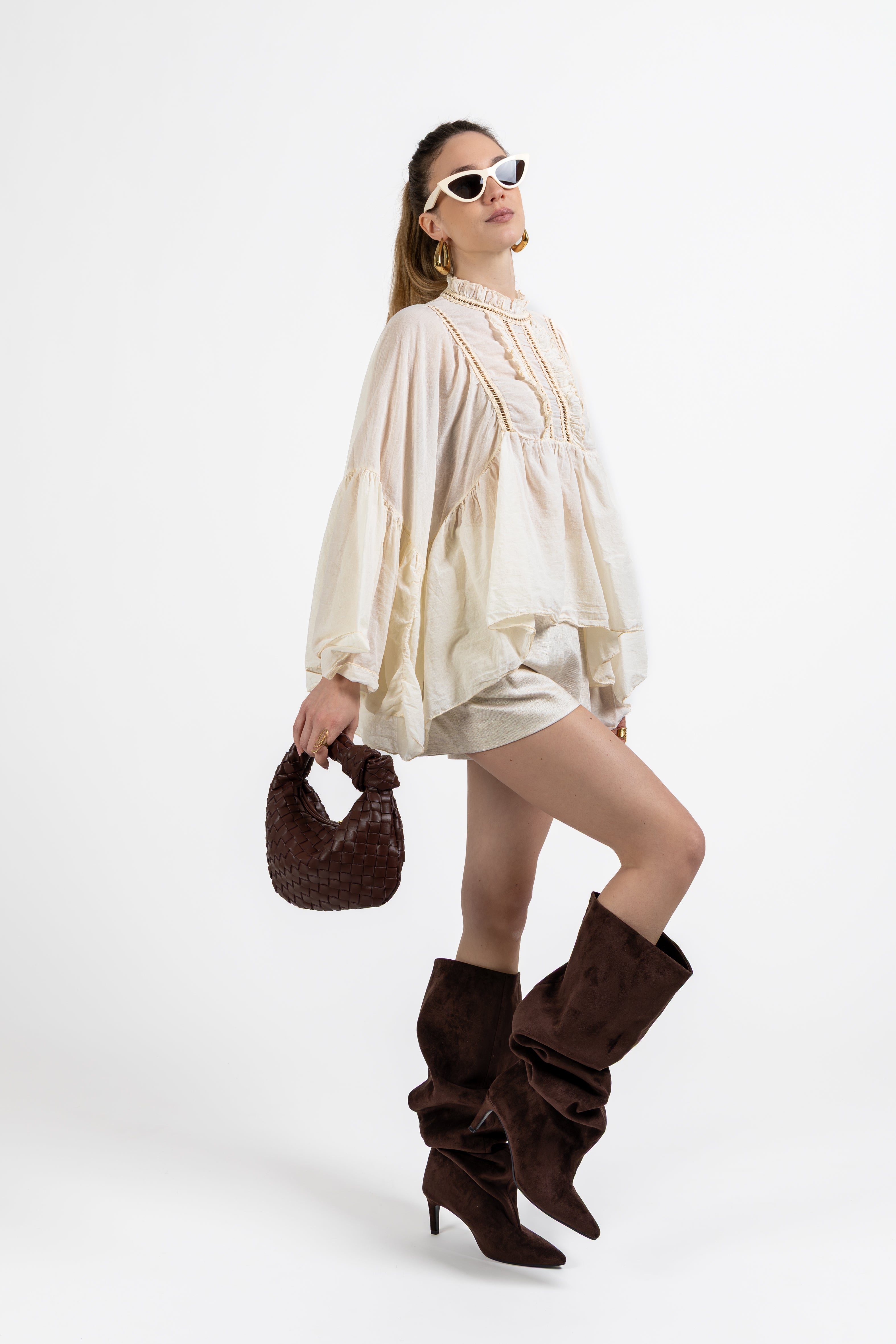 Blusa Melany panna