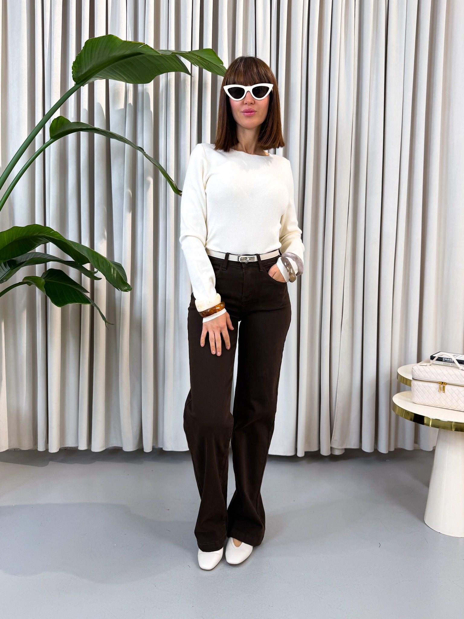 Pullover scollo a barca