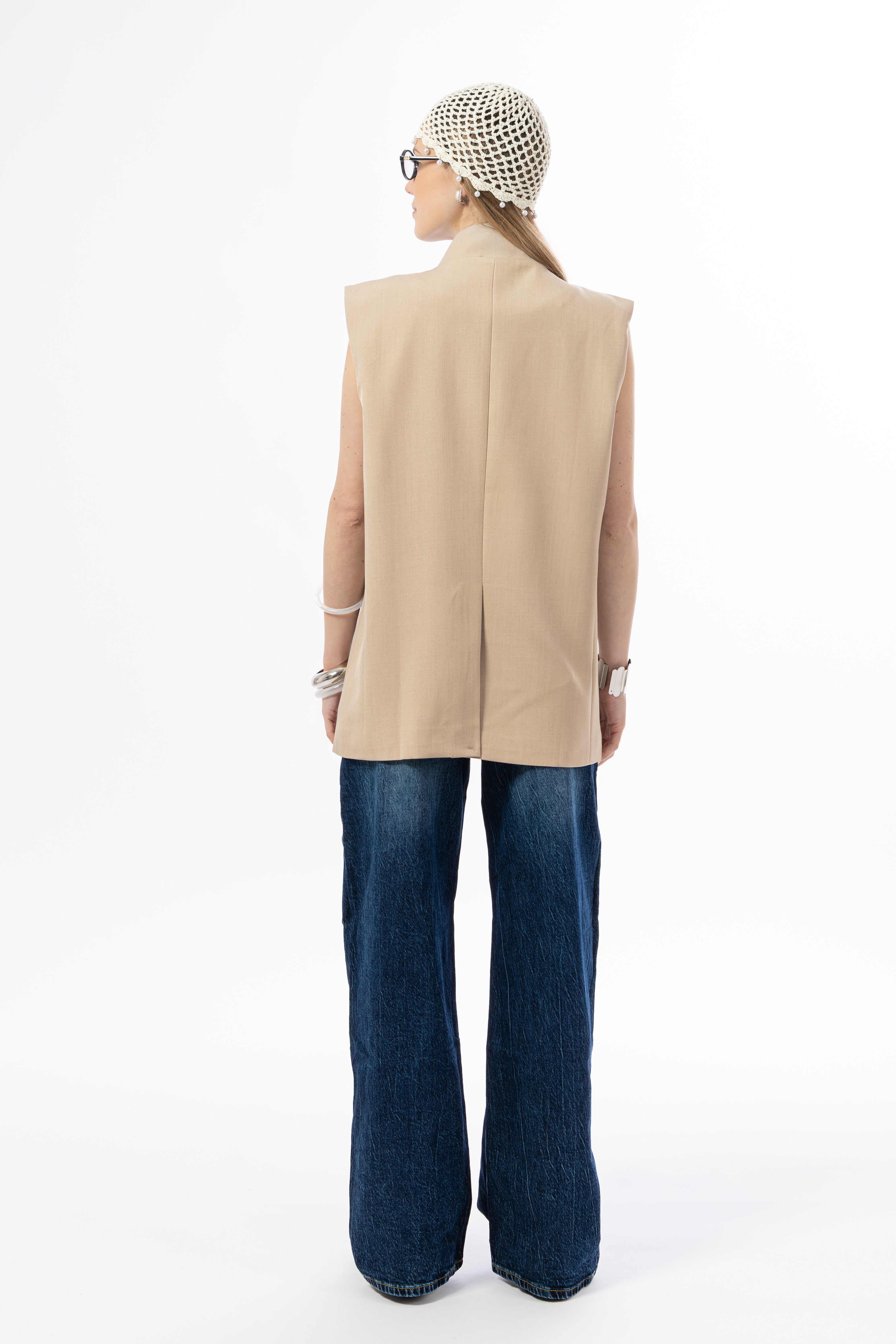 Gilet beige