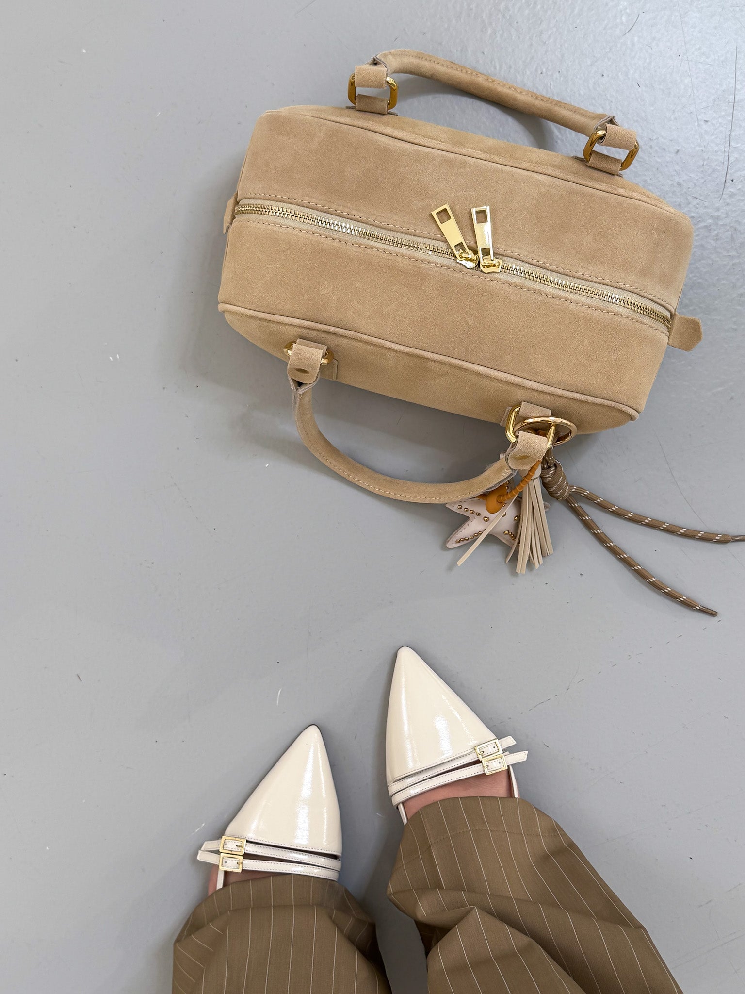 Borsa Nina in suede