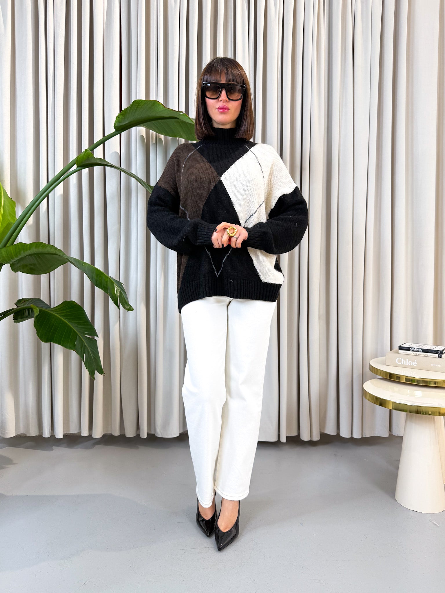 Jeans regular fit bianco