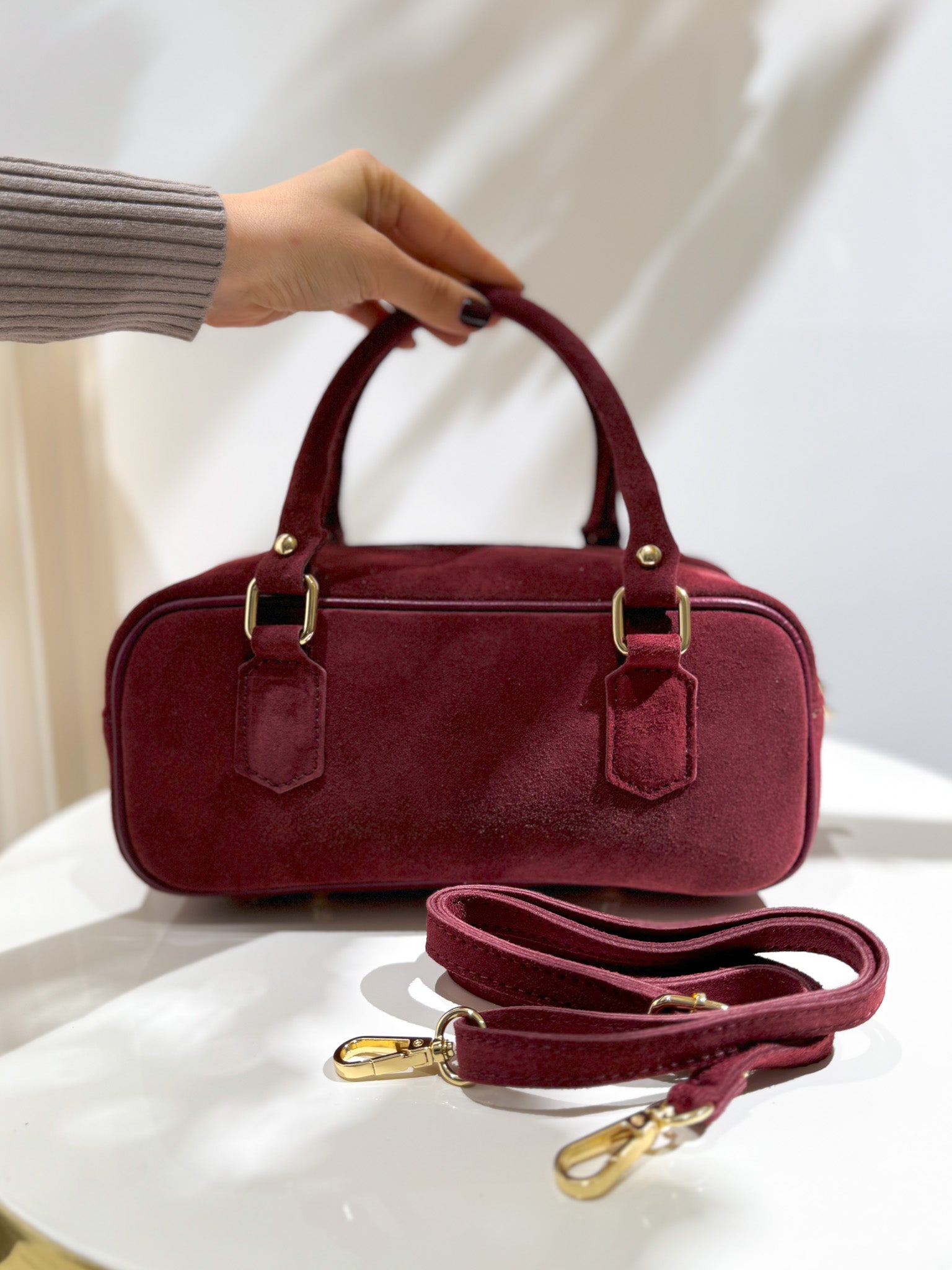 Borsa Nina in suede