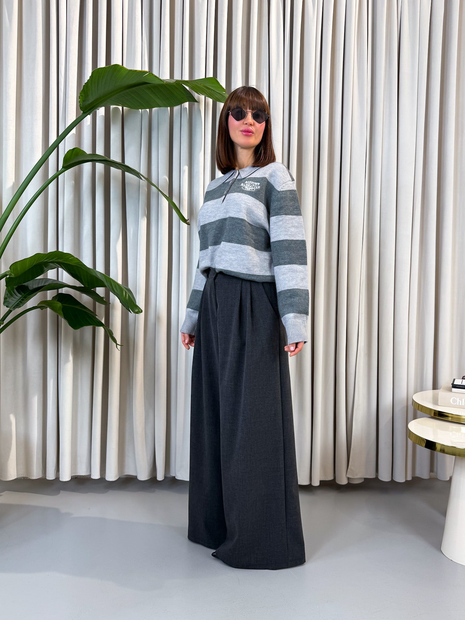 Pantalone sartoriale antracite