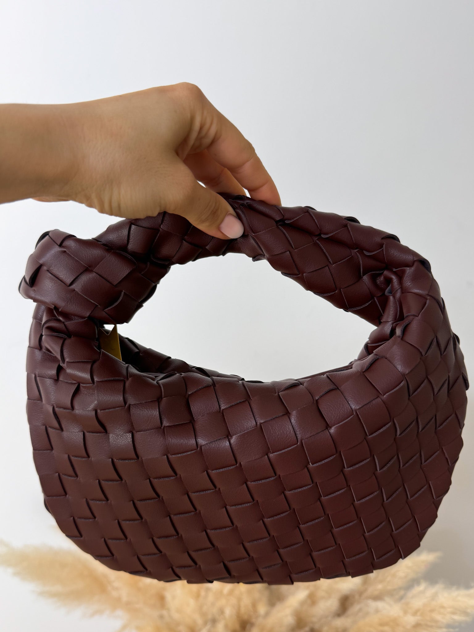 Borsa Tess mini intrecciata