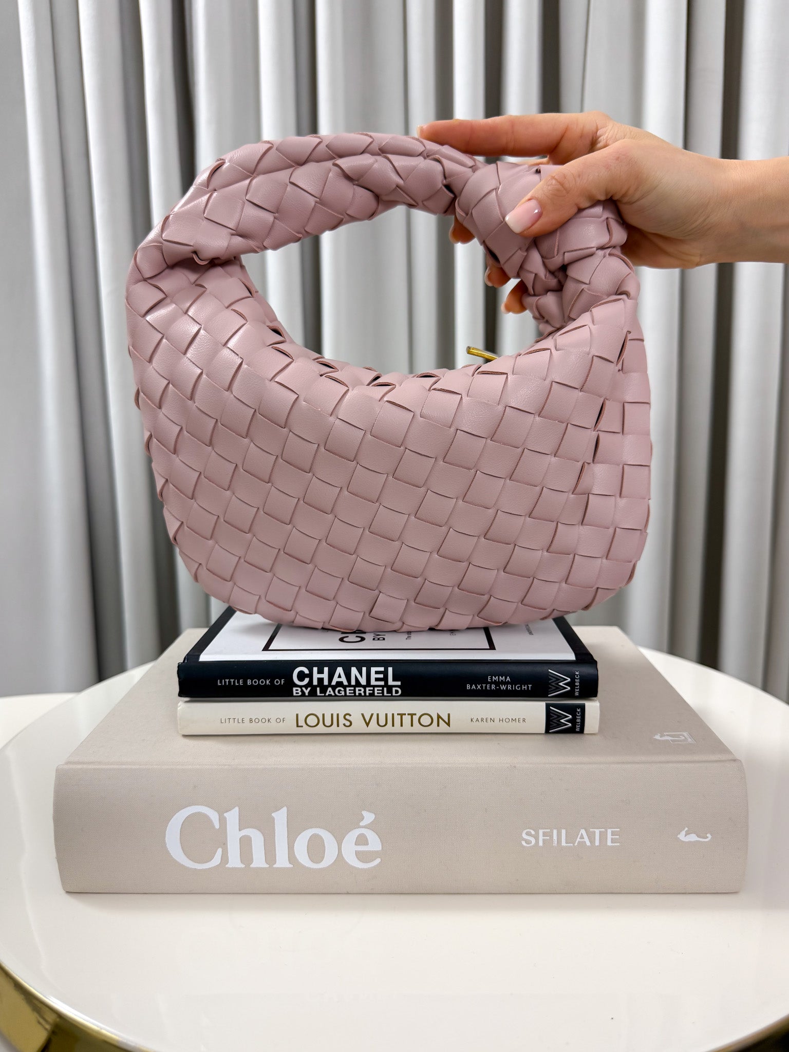 Borsa Tess mini intrecciata