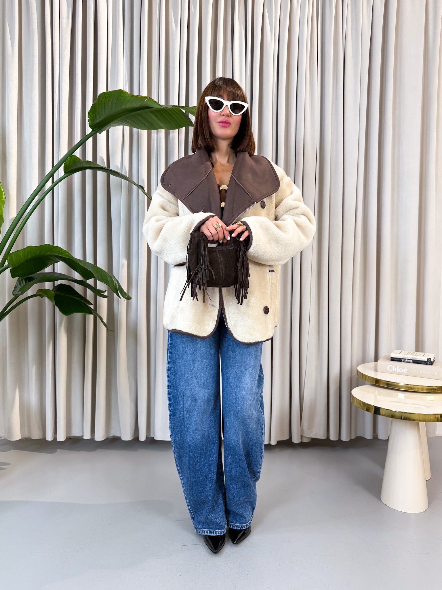 Eco montone cioccolato