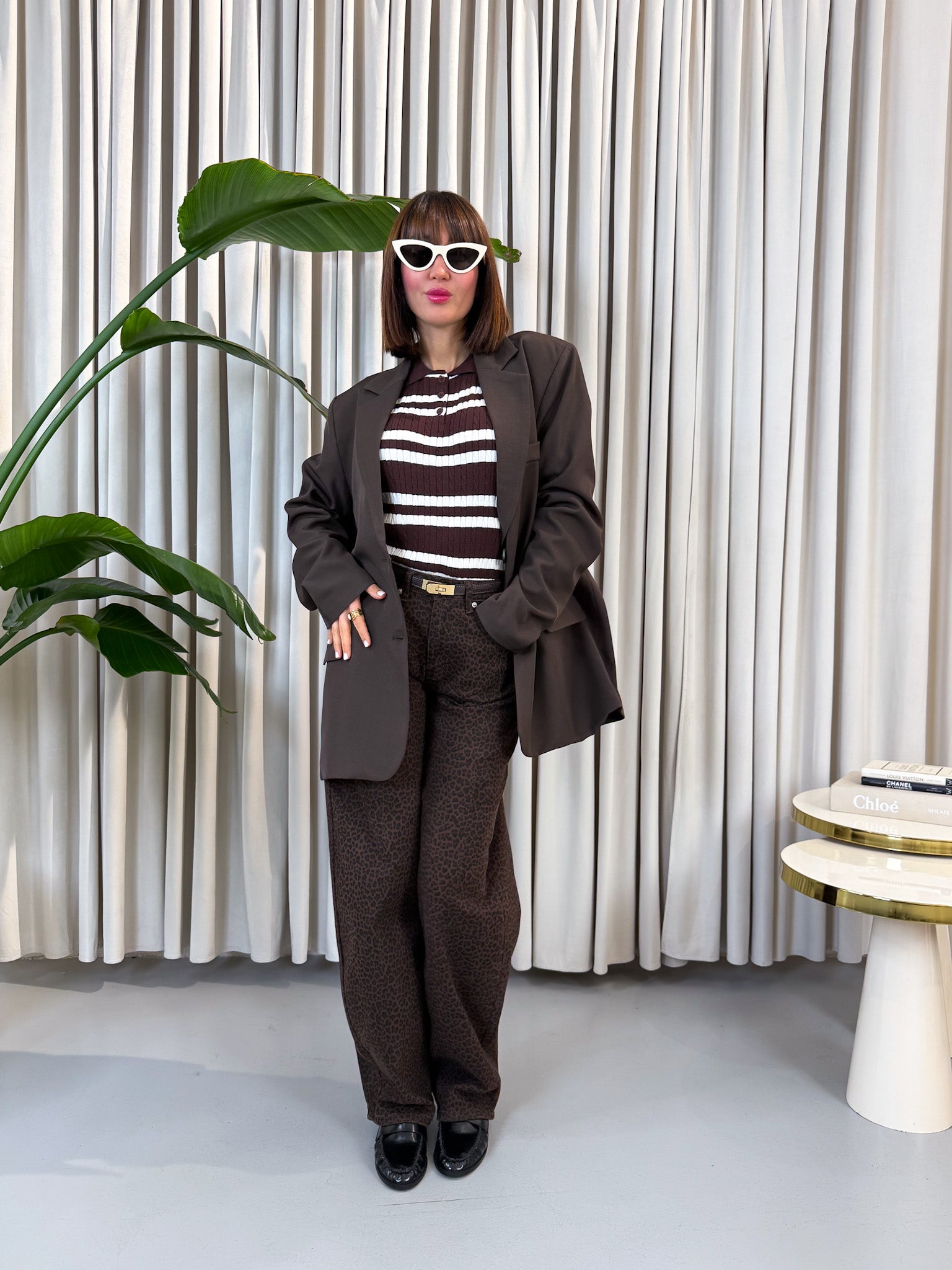 Blazer over cioccolato