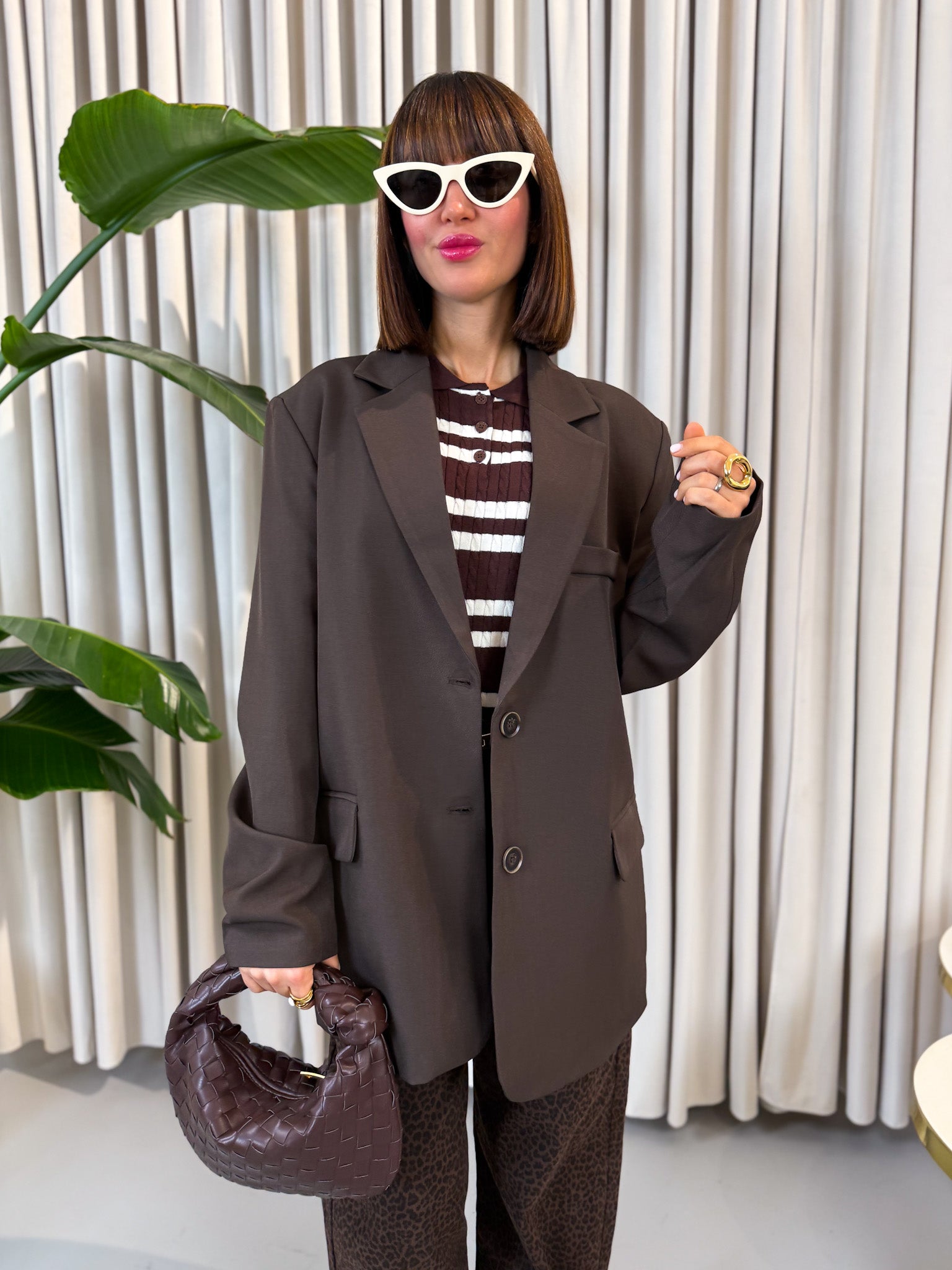 Blazer over cioccolato