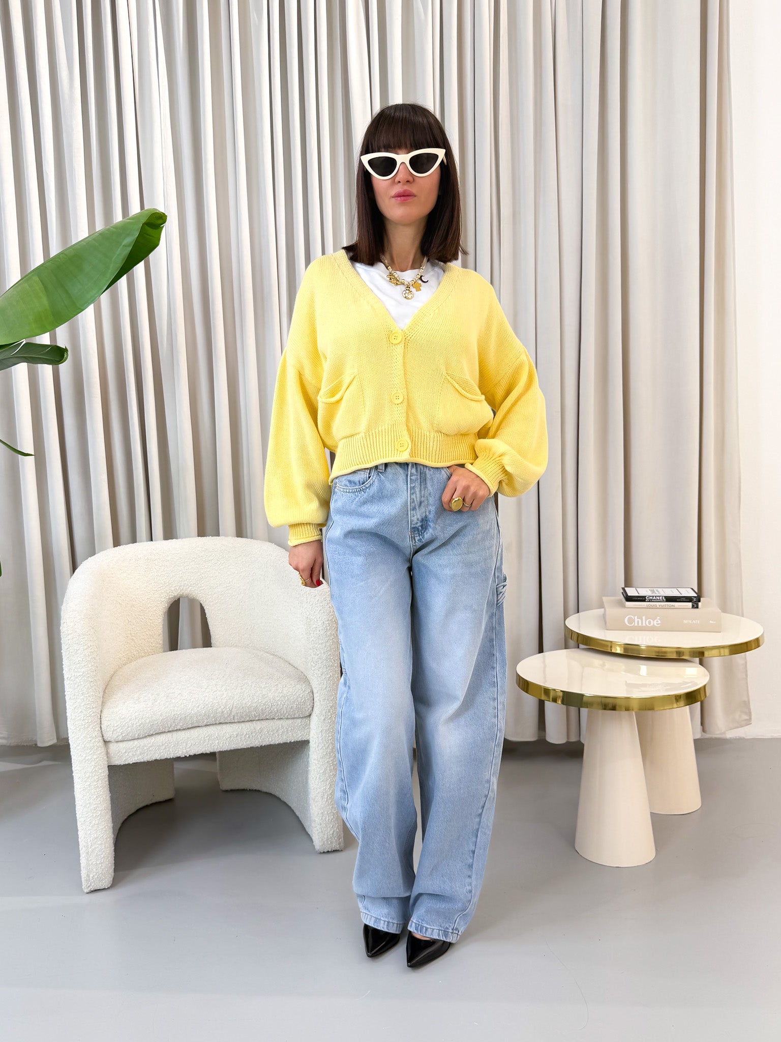 Cardigan corto