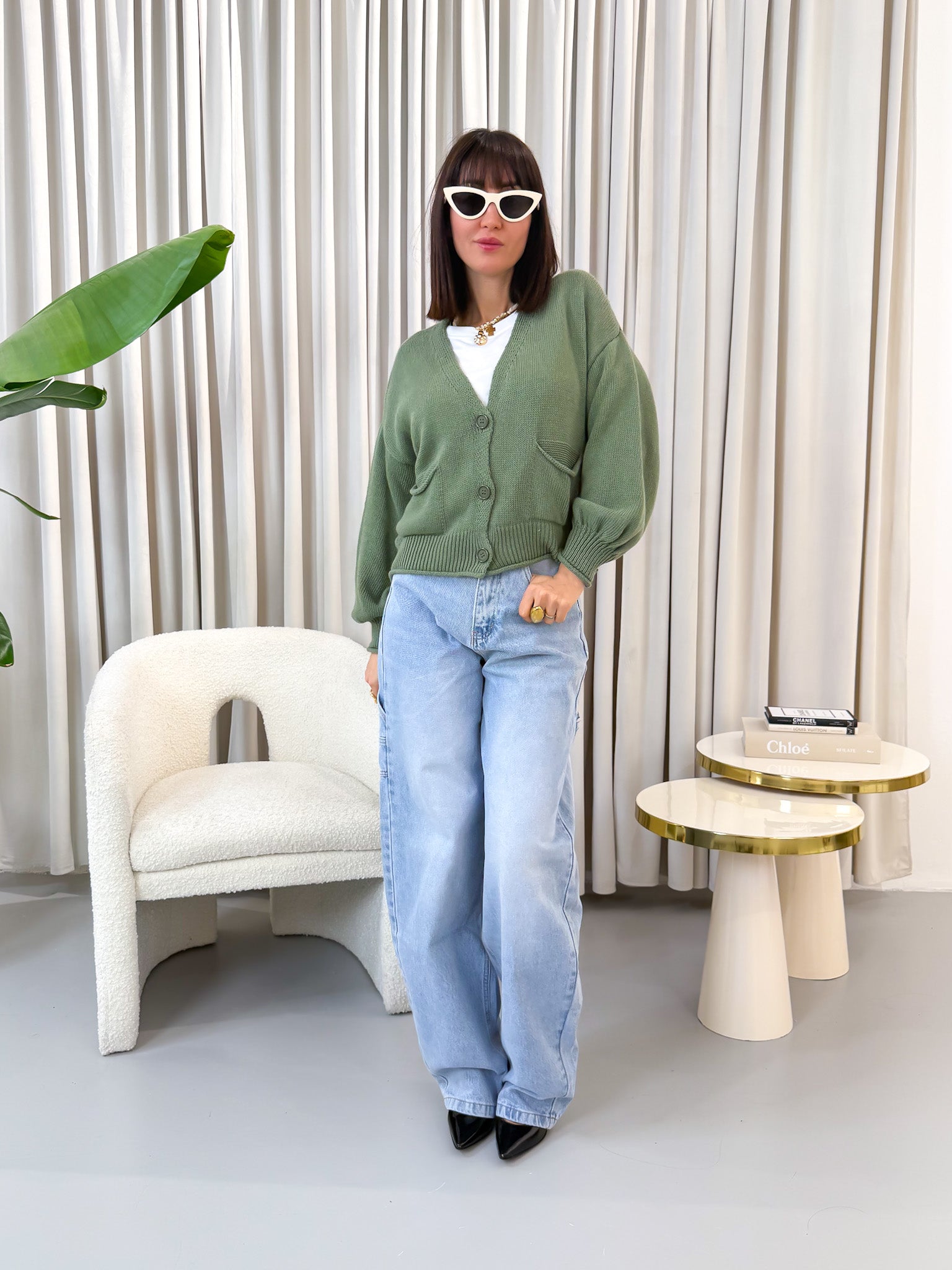 Cardigan corto