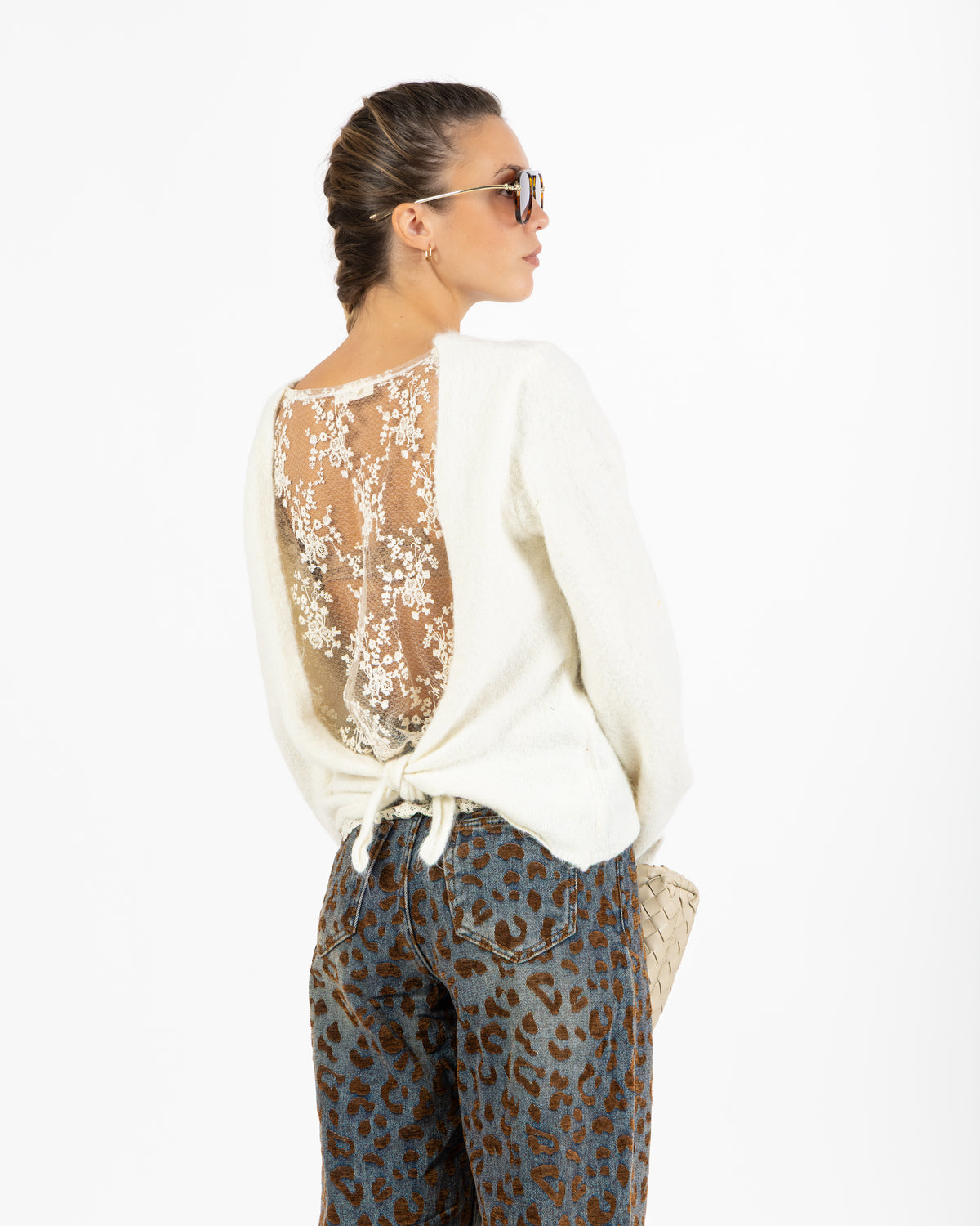 Pullover pizzo