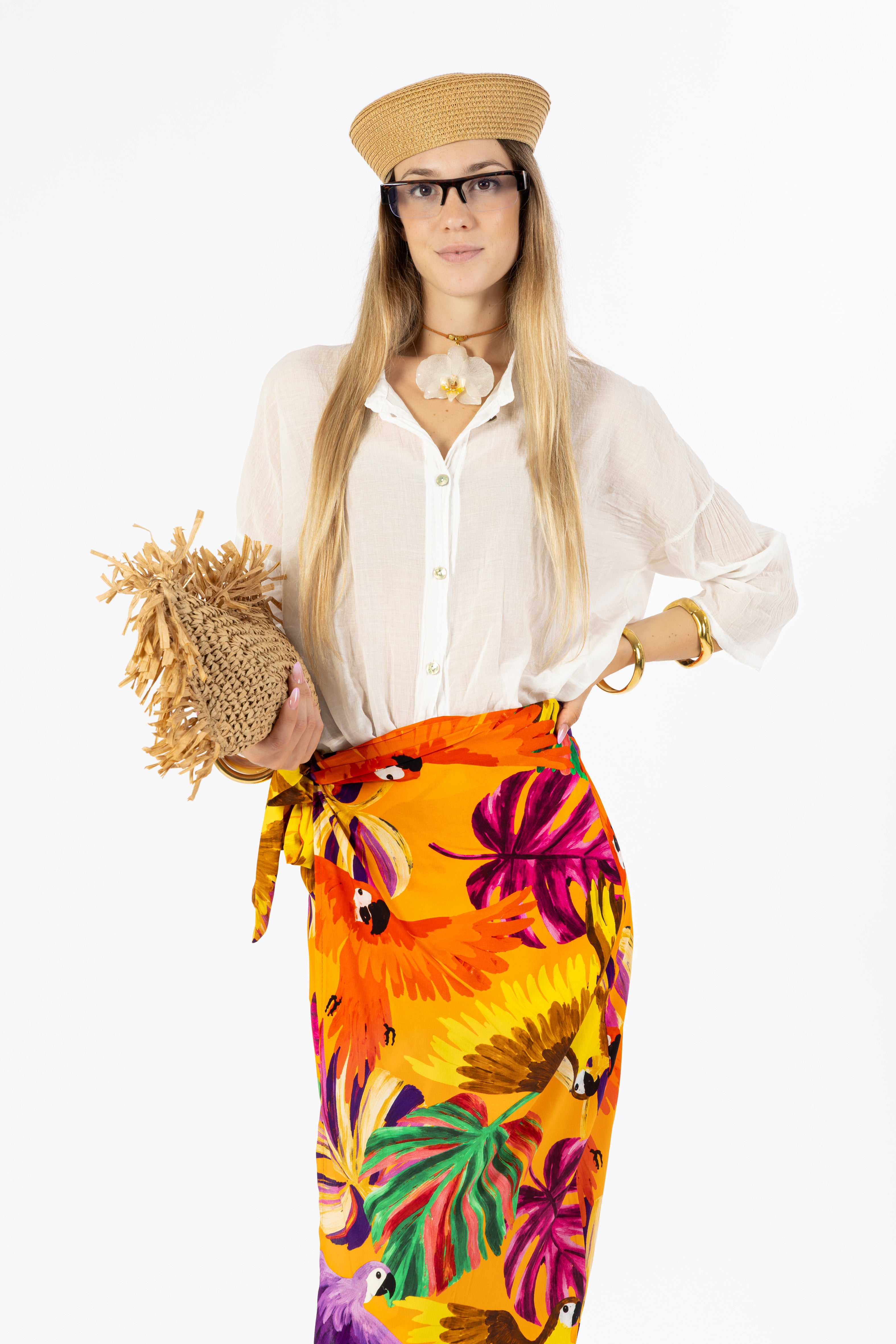 Camicia mussola bianca