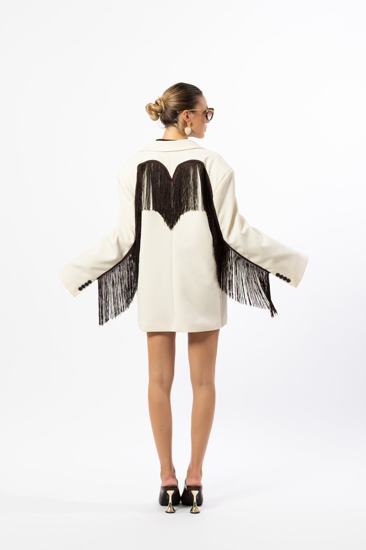 Blazer frange panna