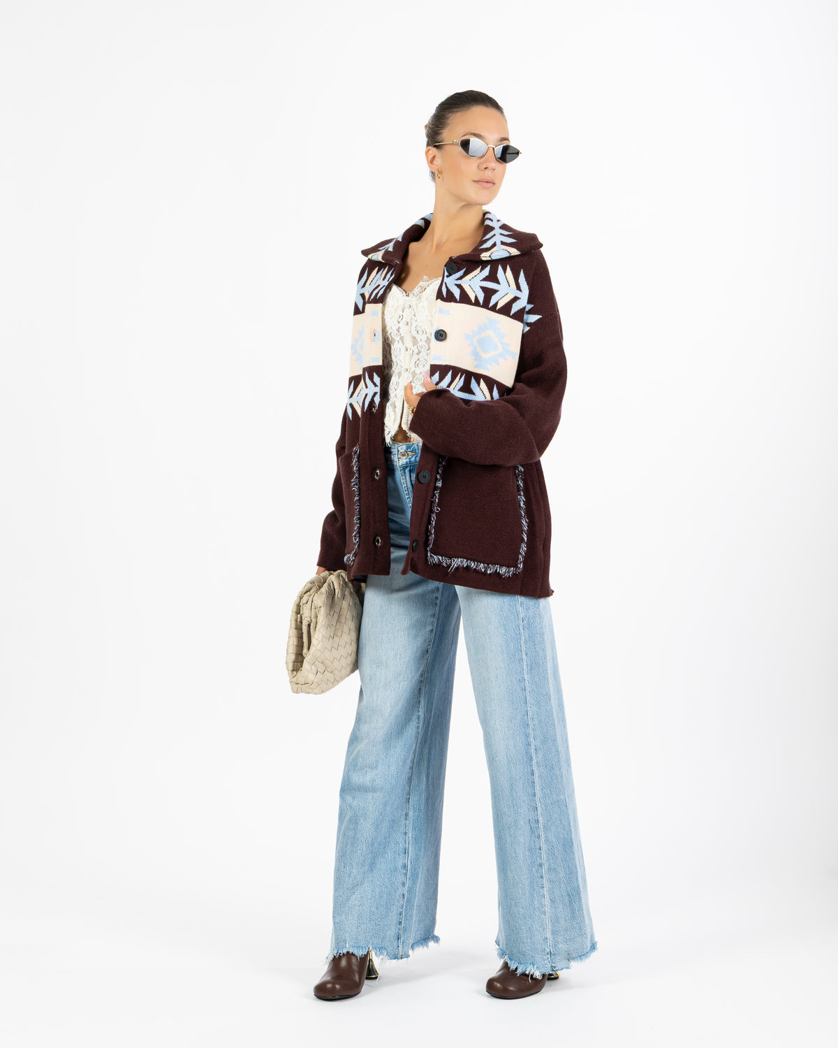 Cardigan Aspen marrone