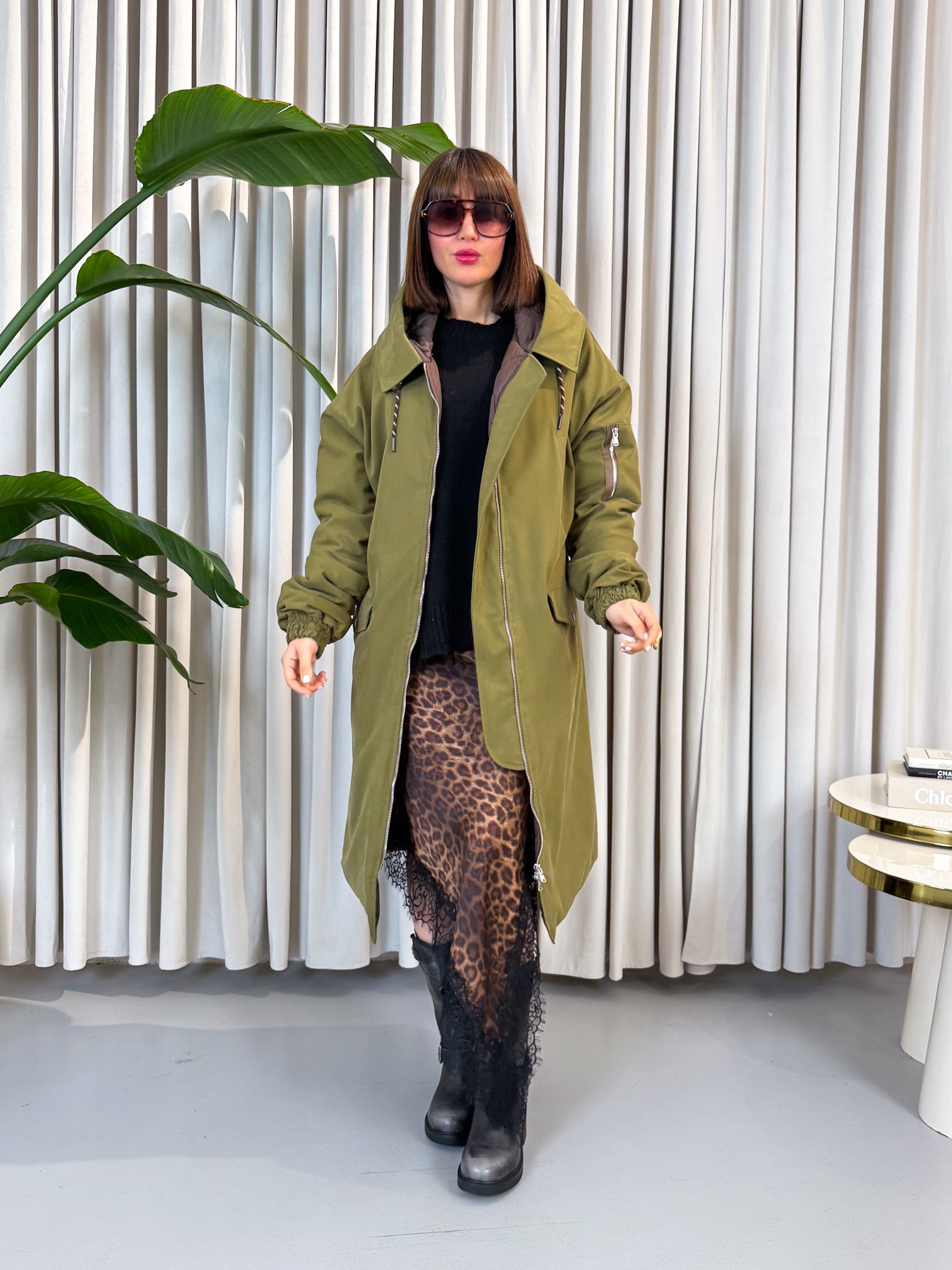 Parka verde militare